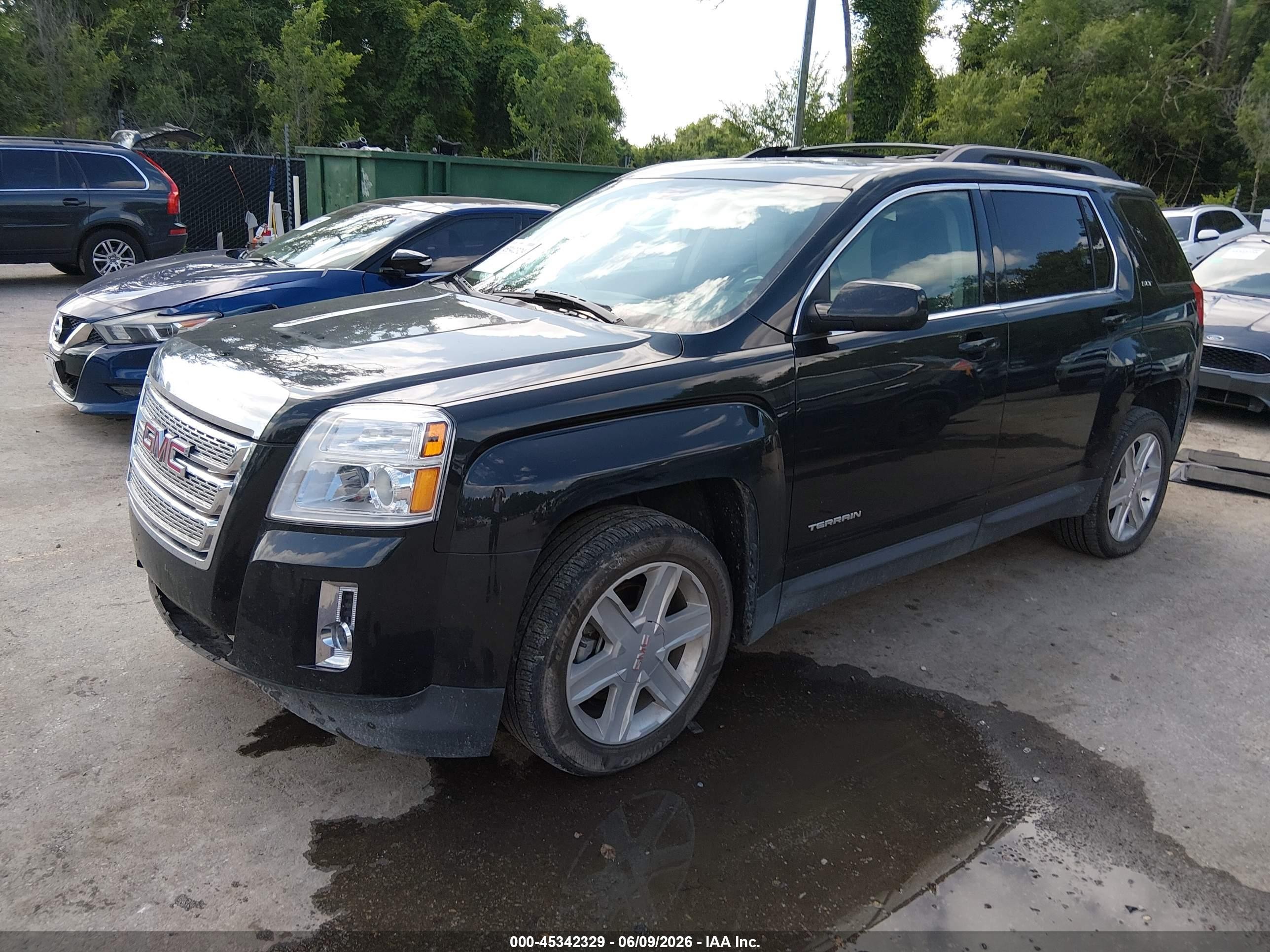 2011 Gmc Terrain Slt-1 Black vin: 2CTFLVEC8B6449748