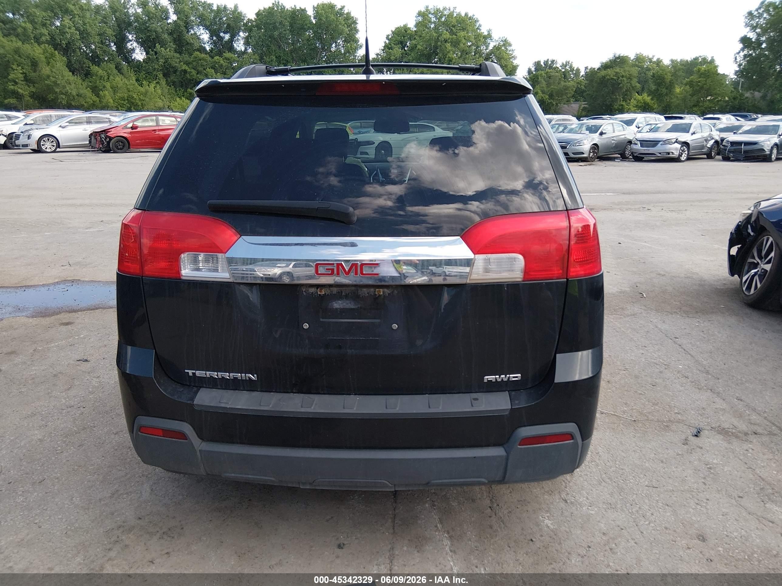 2011 Gmc Terrain Slt-1 Black vin: 2CTFLVEC8B6449748