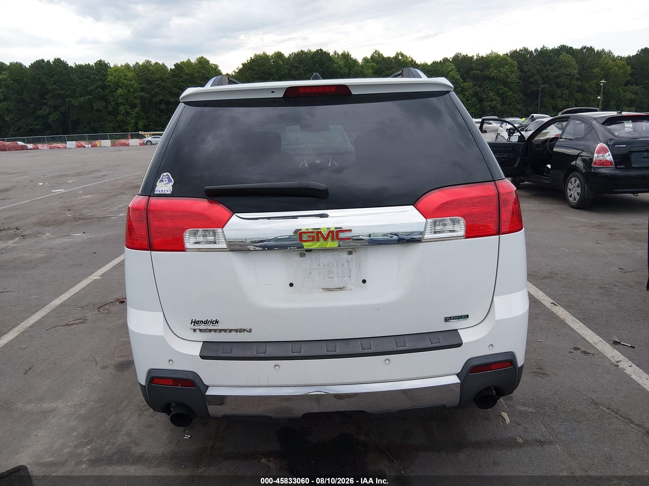 2011 Gmc Terrain Slt-2 Белый vin: 2CTFLWE53B6407611