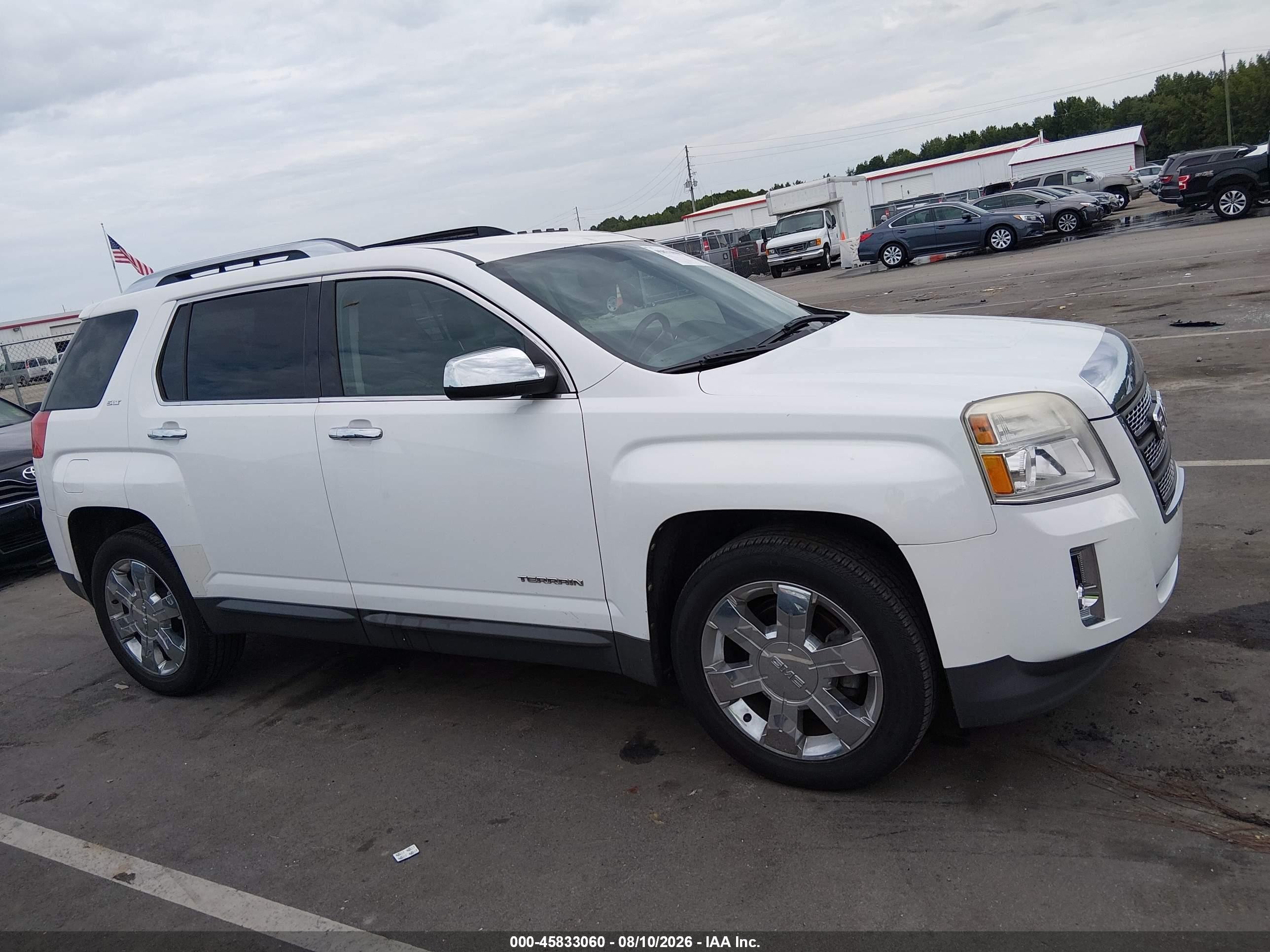2011 Gmc Terrain Slt-2 Белый vin: 2CTFLWE53B6407611