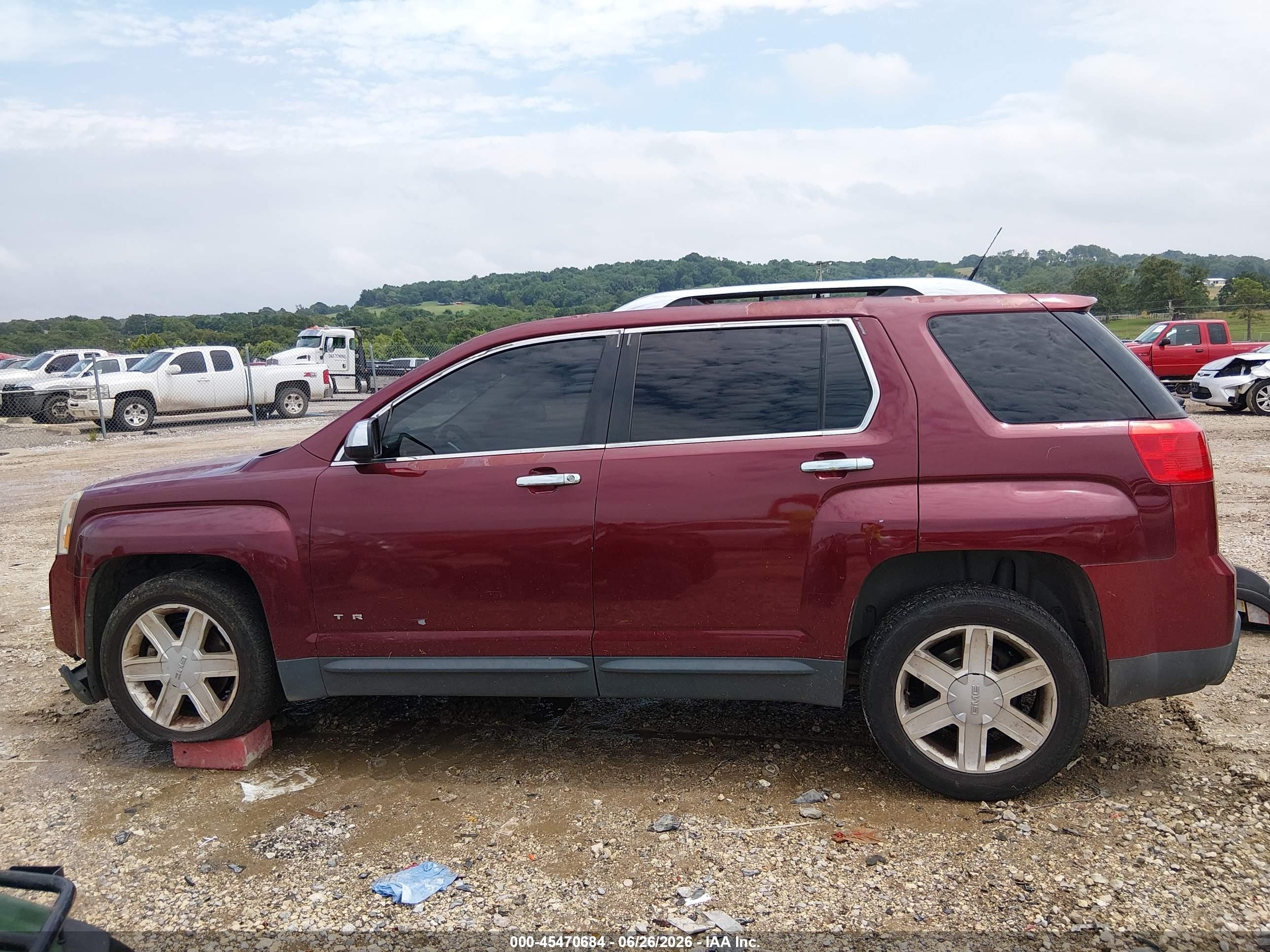2011 Gmc Terrain Slt-2 Burgundy vin: 2CTFLWE5XB6208264