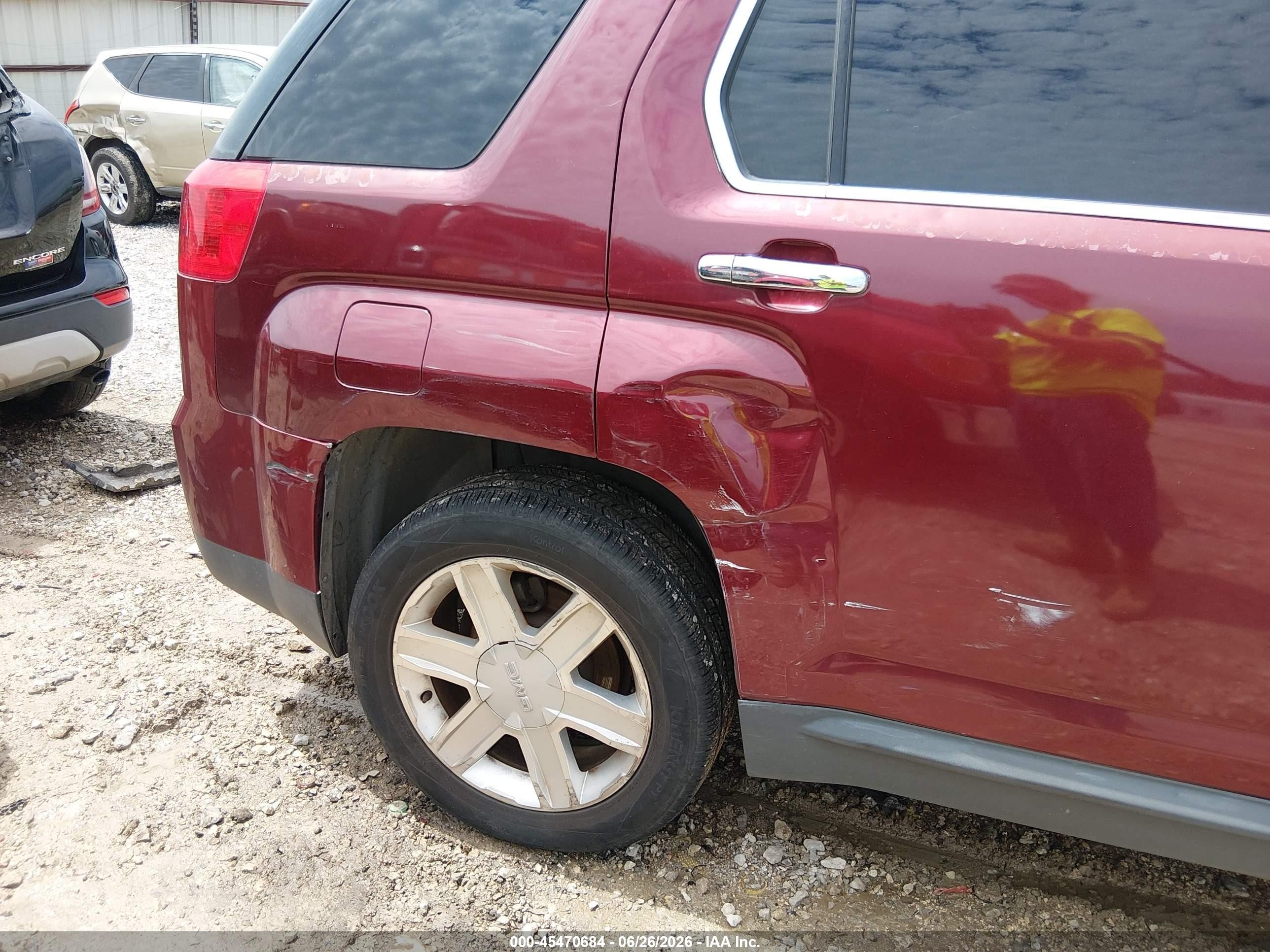 2011 Gmc Terrain Slt-2 Burgundy vin: 2CTFLWE5XB6208264