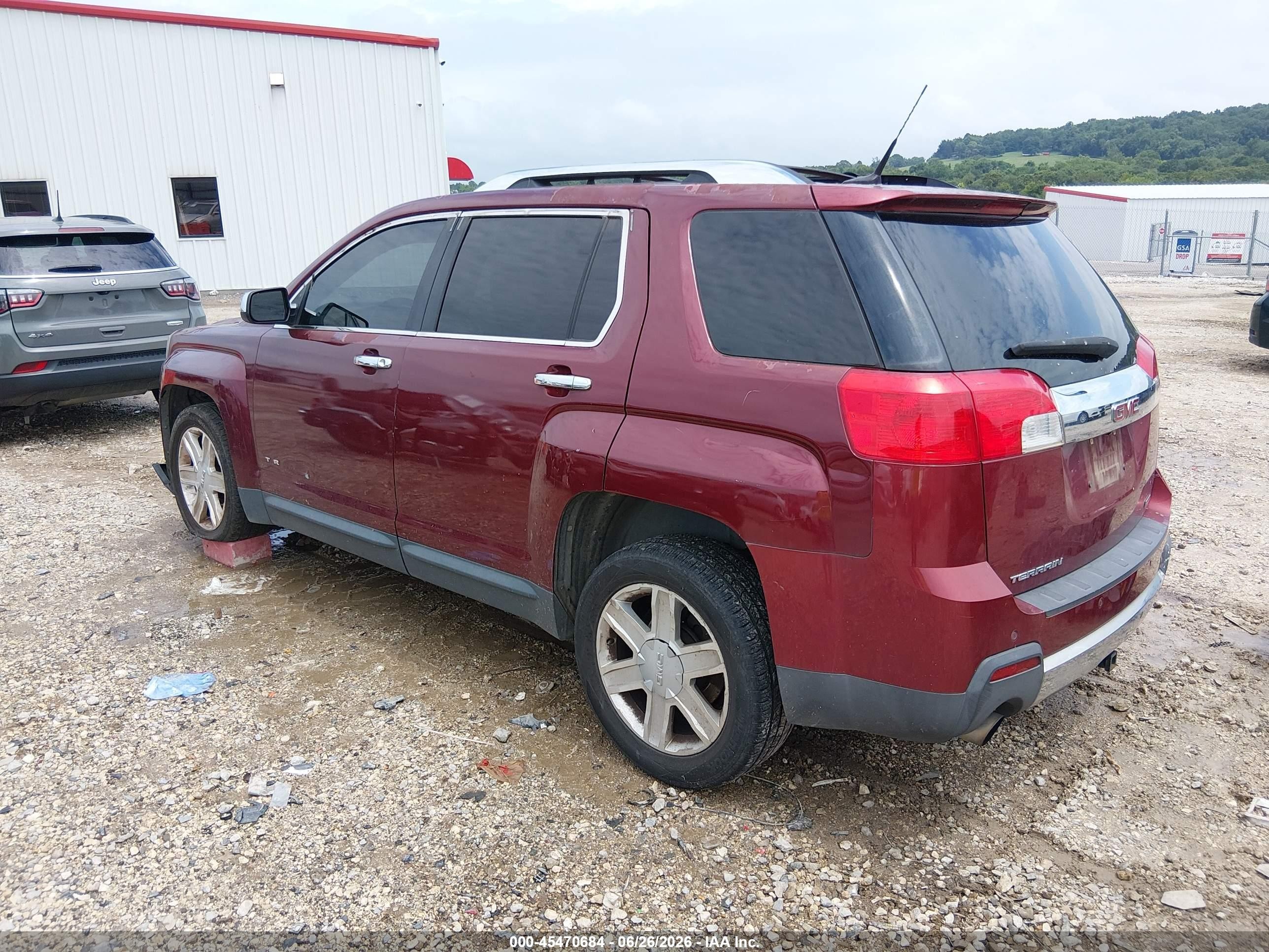 2011 Gmc Terrain Slt-2 Burgundy vin: 2CTFLWE5XB6208264