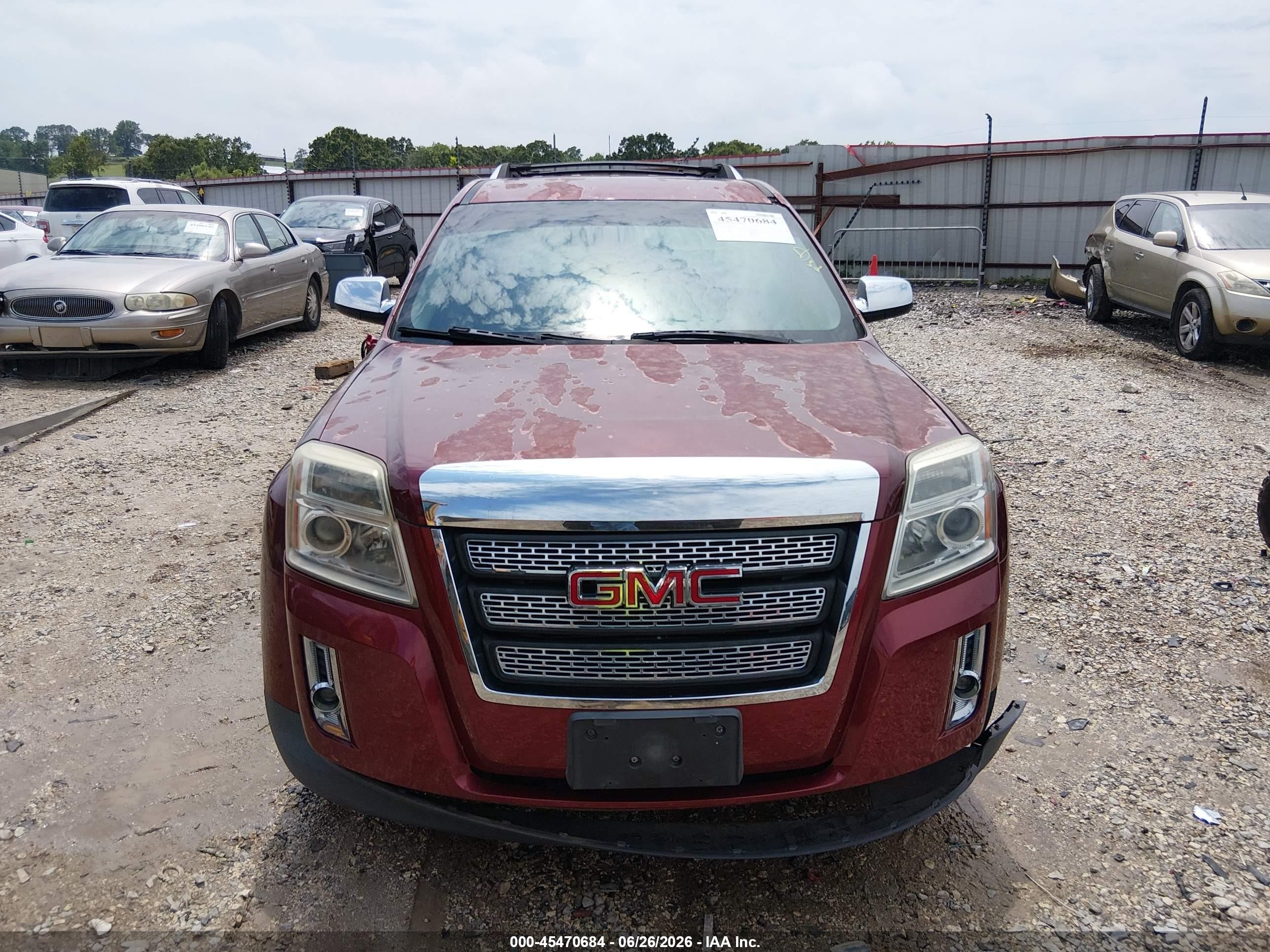 2011 Gmc Terrain Slt-2 Burgundy vin: 2CTFLWE5XB6208264