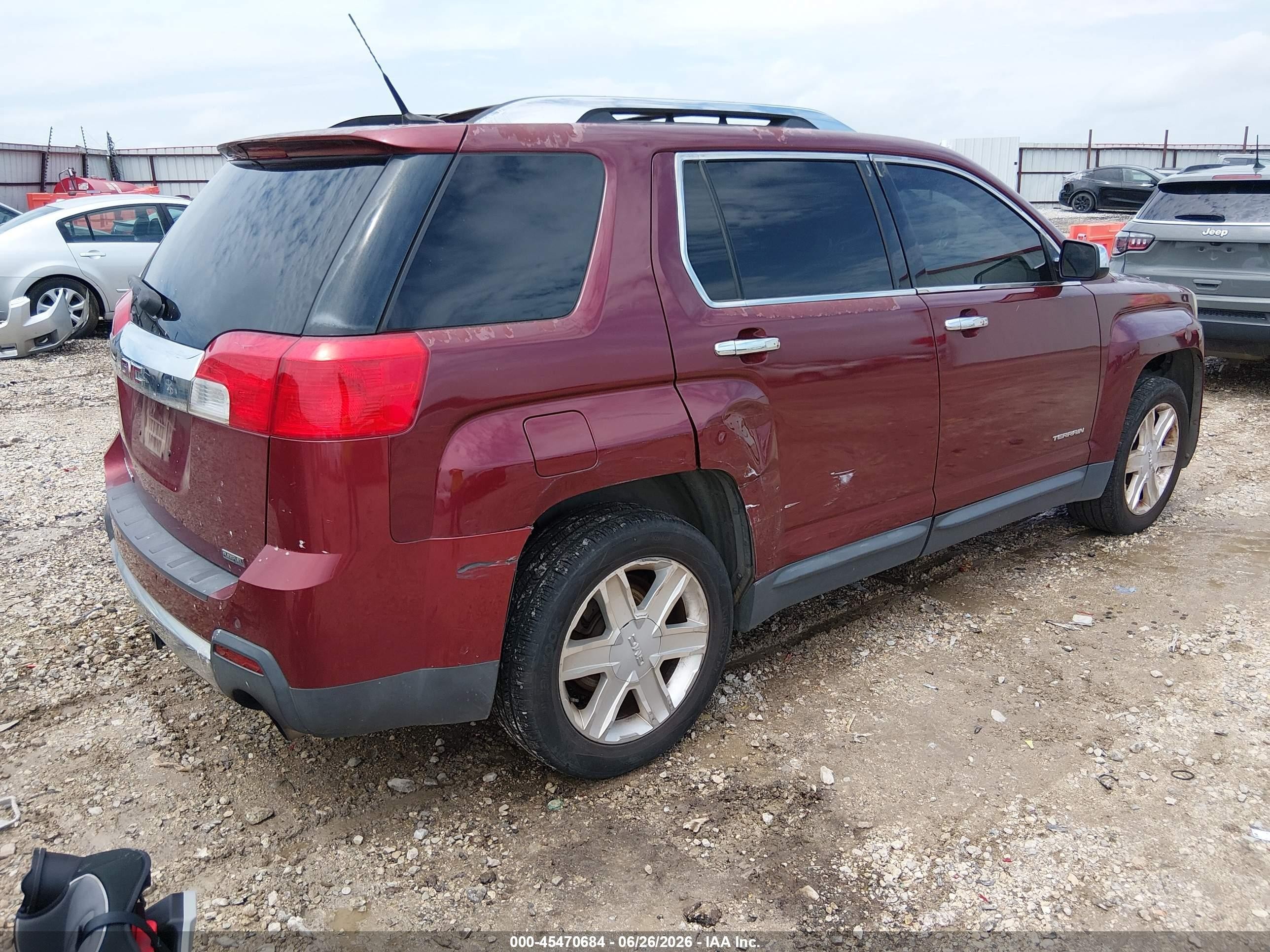 2011 Gmc Terrain Slt-2 Burgundy vin: 2CTFLWE5XB6208264