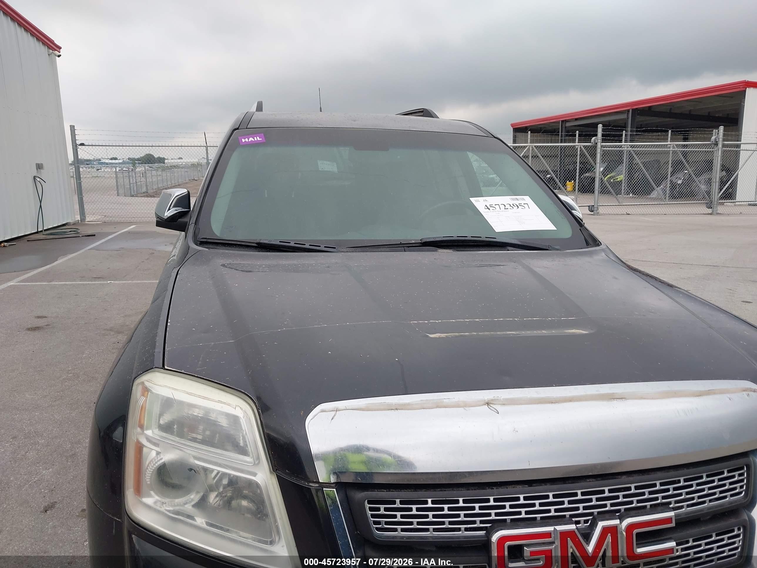 2011 Gmc Terrain Slt-2 Black vin: 2CTFLXE51B6394167