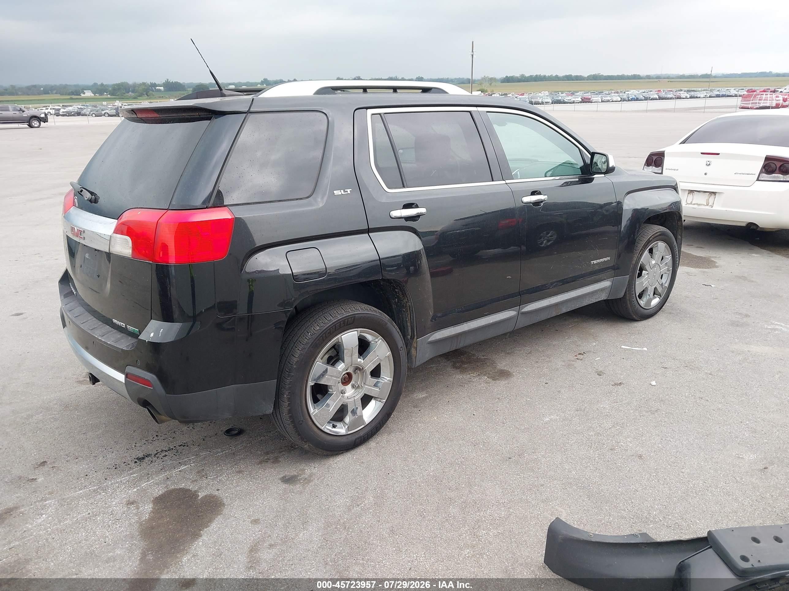 2011 Gmc Terrain Slt-2 Black vin: 2CTFLXE51B6394167