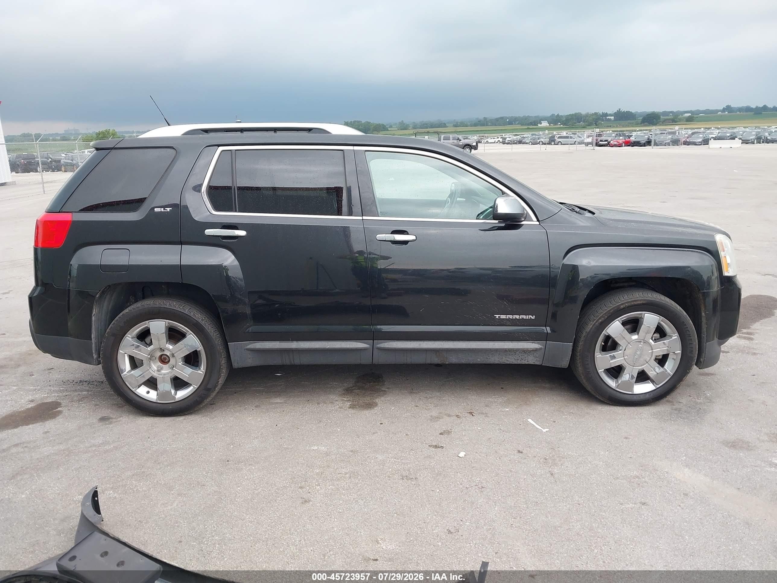 2011 Gmc Terrain Slt-2 Black vin: 2CTFLXE51B6394167