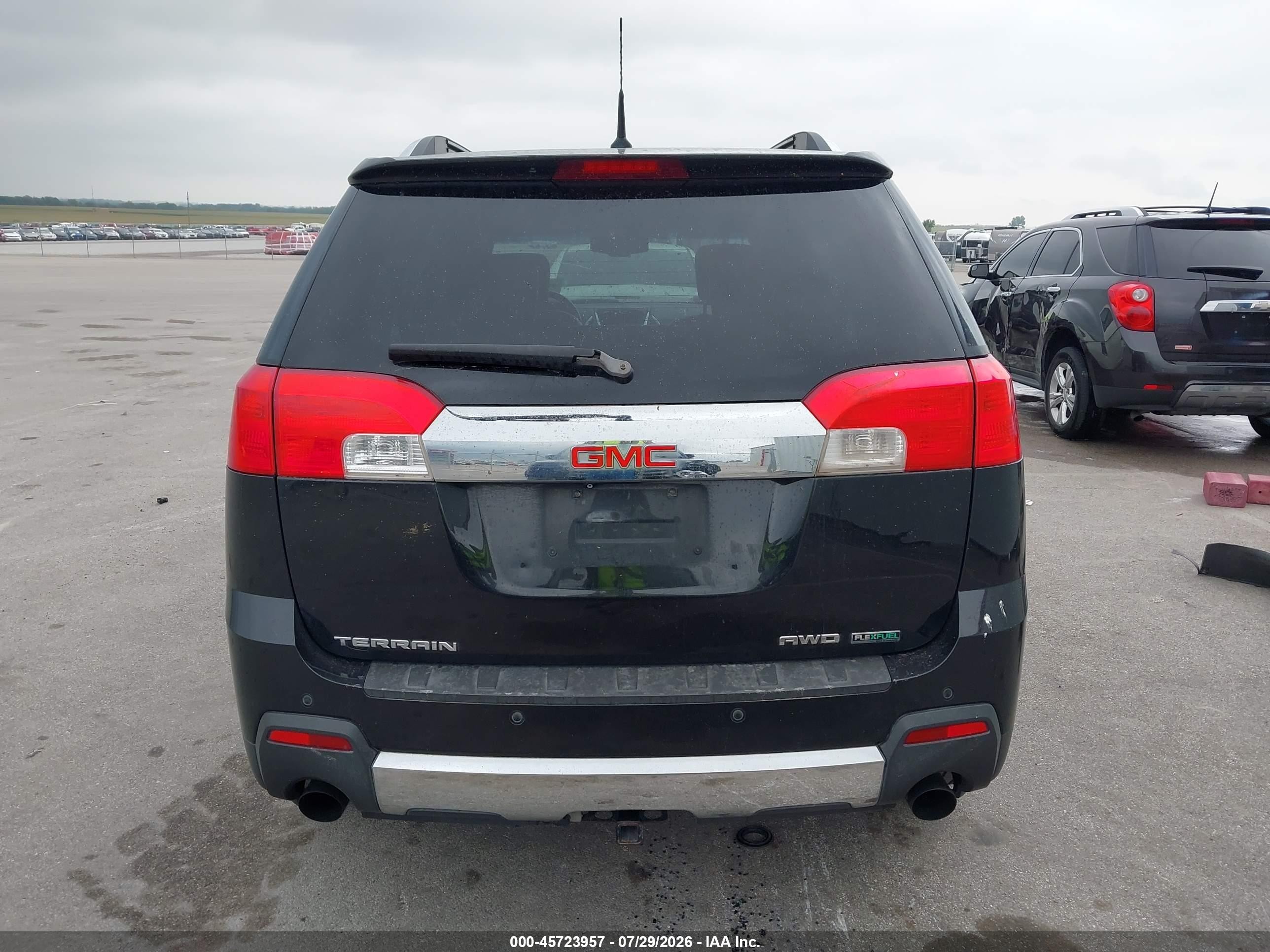 2011 Gmc Terrain Slt-2 Black vin: 2CTFLXE51B6394167