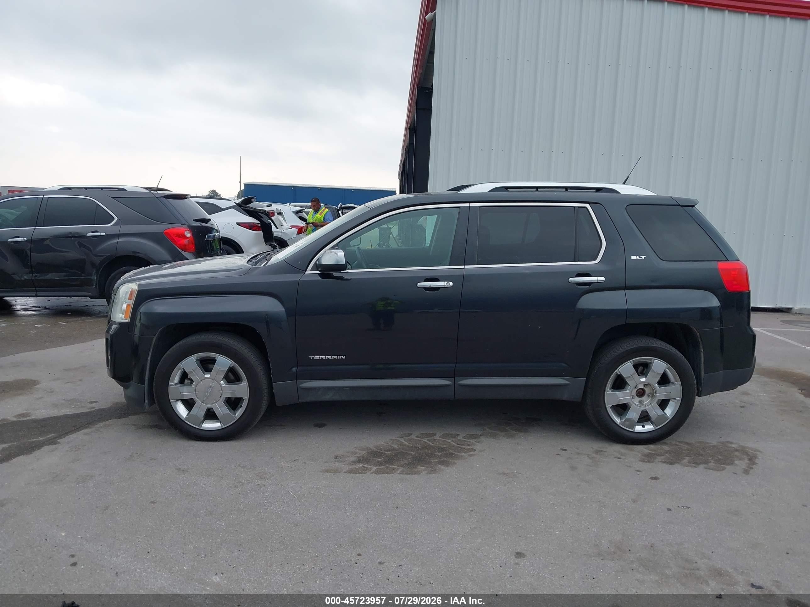 2011 Gmc Terrain Slt-2 Black vin: 2CTFLXE51B6394167