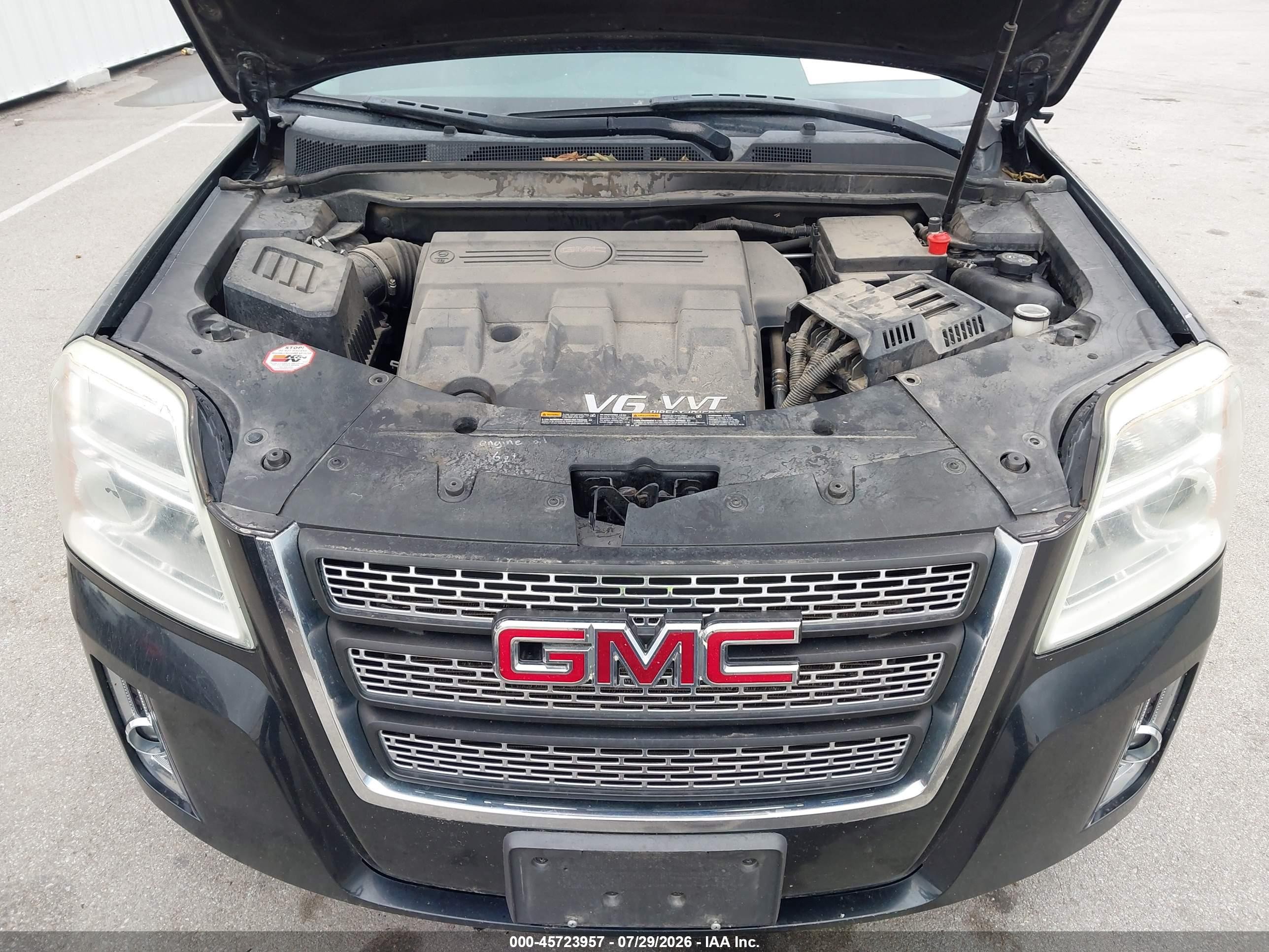 2011 Gmc Terrain Slt-2 Black vin: 2CTFLXE51B6394167