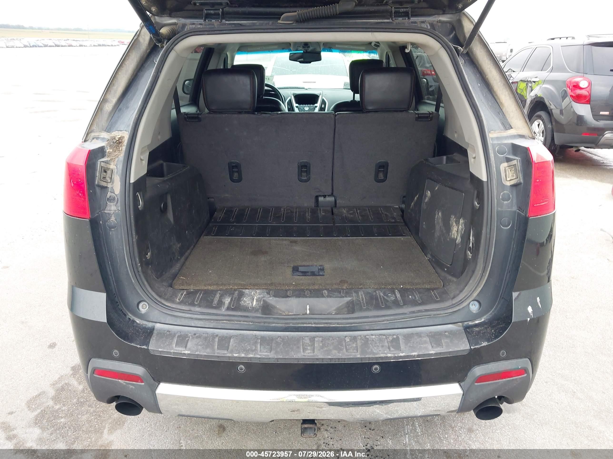 2011 Gmc Terrain Slt-2 Black vin: 2CTFLXE51B6394167