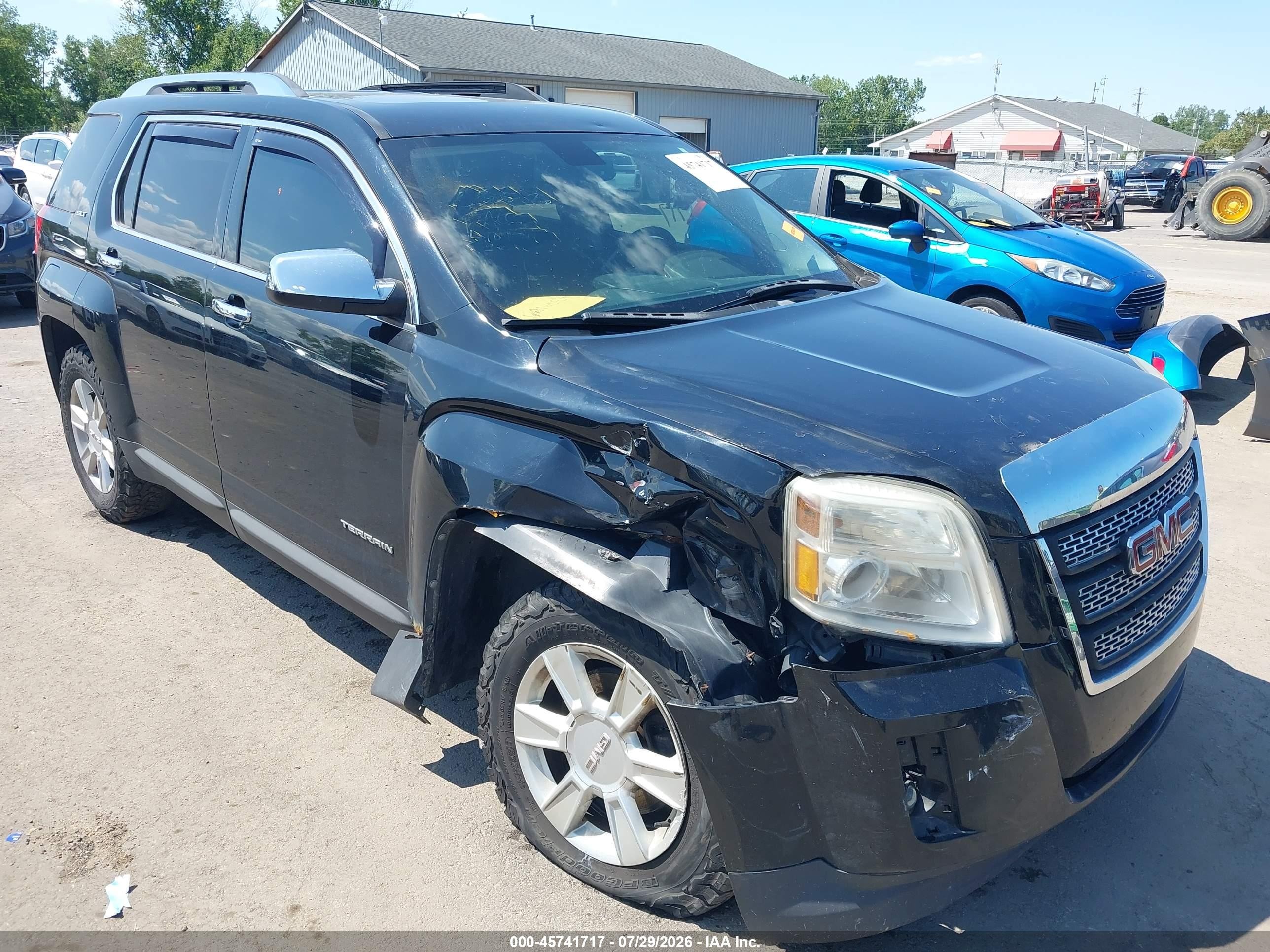 2011 Gmc Terrain Slt-2 Черный vin: 2CTFLXE53B6410174