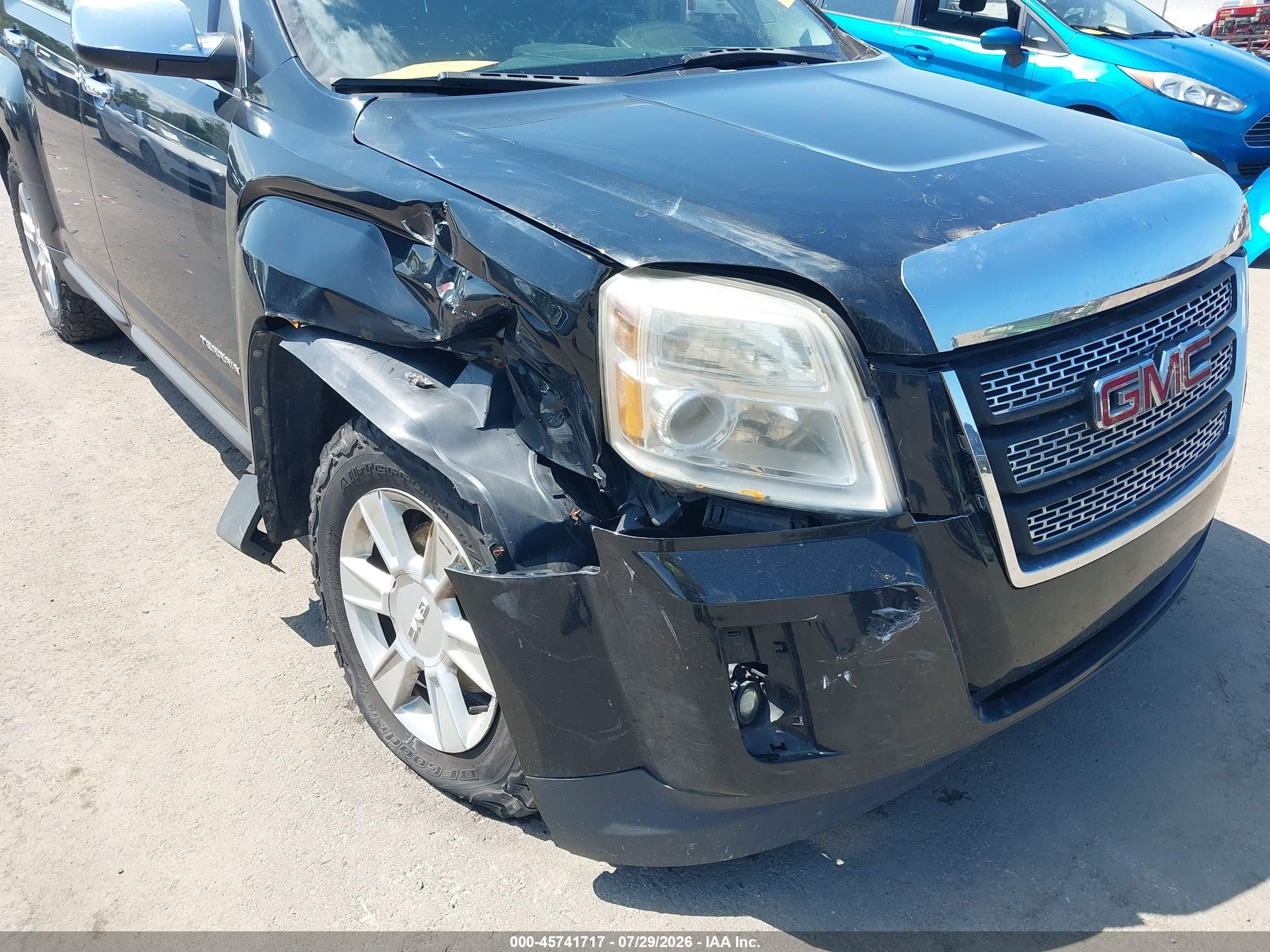 2011 Gmc Terrain Slt-2 Черный vin: 2CTFLXE53B6410174