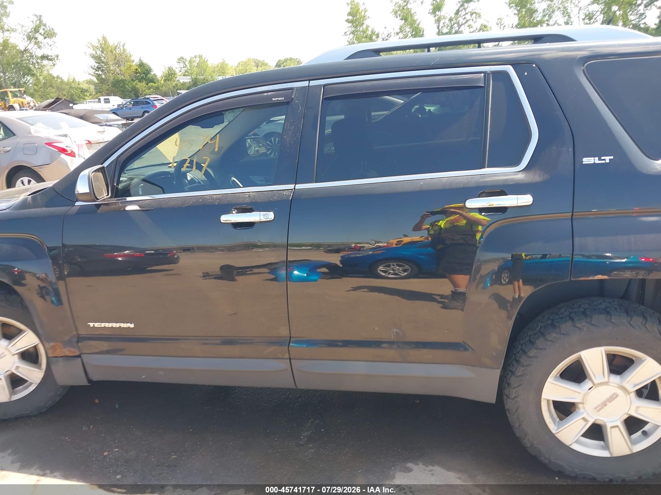 2011 Gmc Terrain Slt-2 Черный vin: 2CTFLXE53B6410174