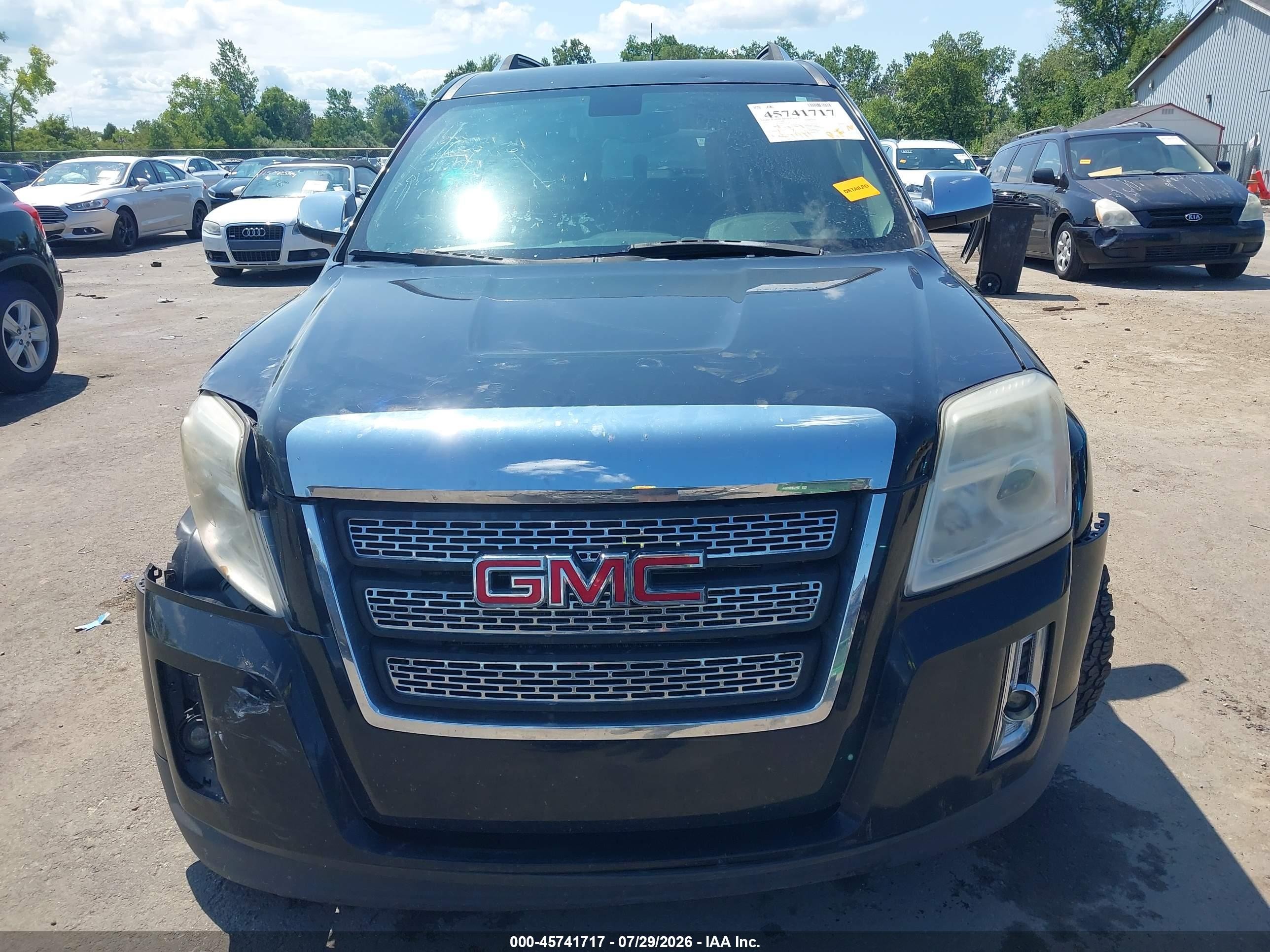 2011 Gmc Terrain Slt-2 Черный vin: 2CTFLXE53B6410174