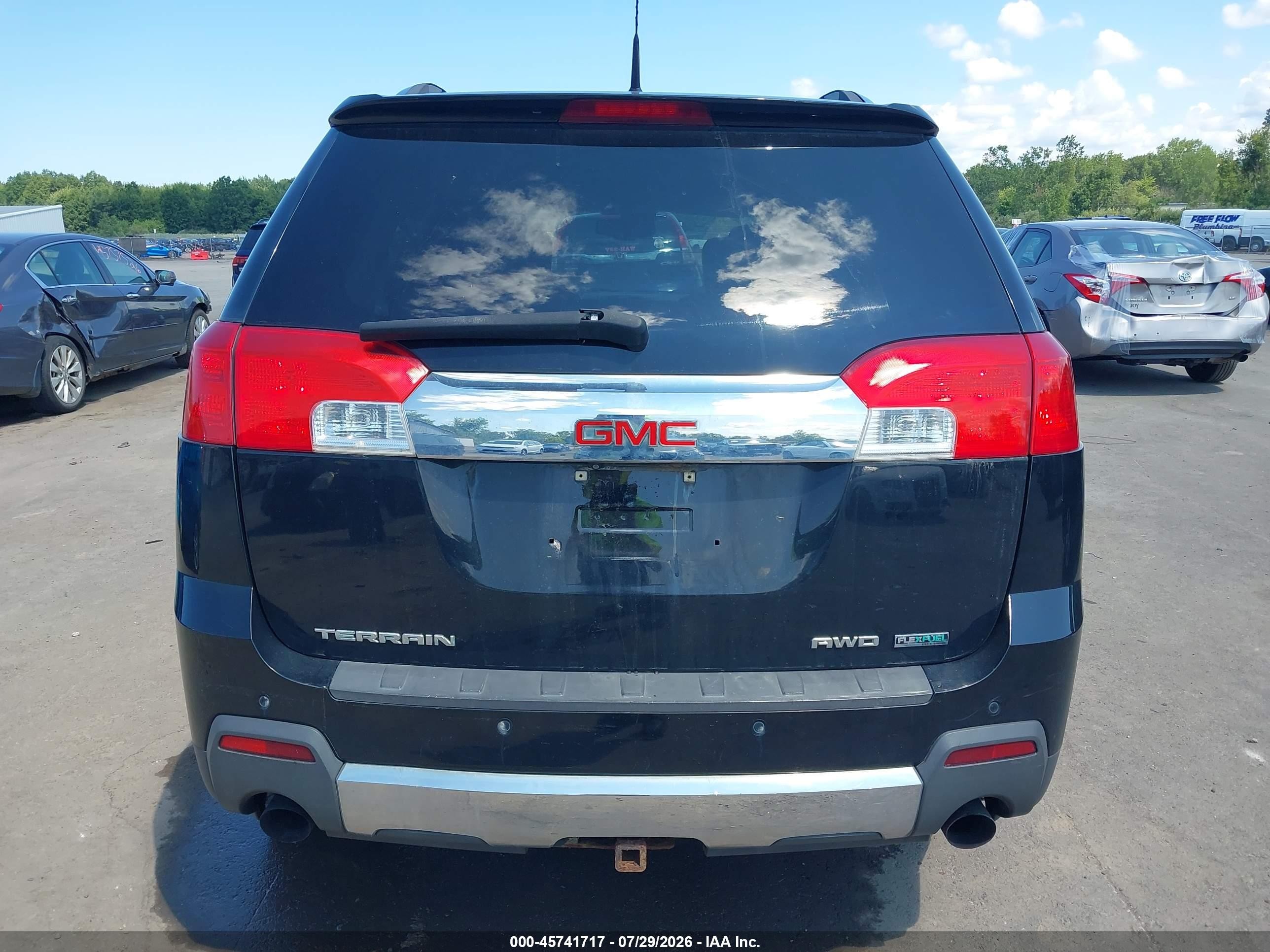 2011 Gmc Terrain Slt-2 Черный vin: 2CTFLXE53B6410174