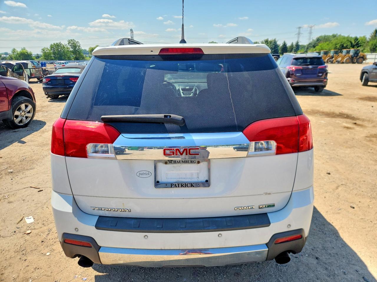 2011 Gmc Terrain Slt White vin: 2CTFLXE54B6453907