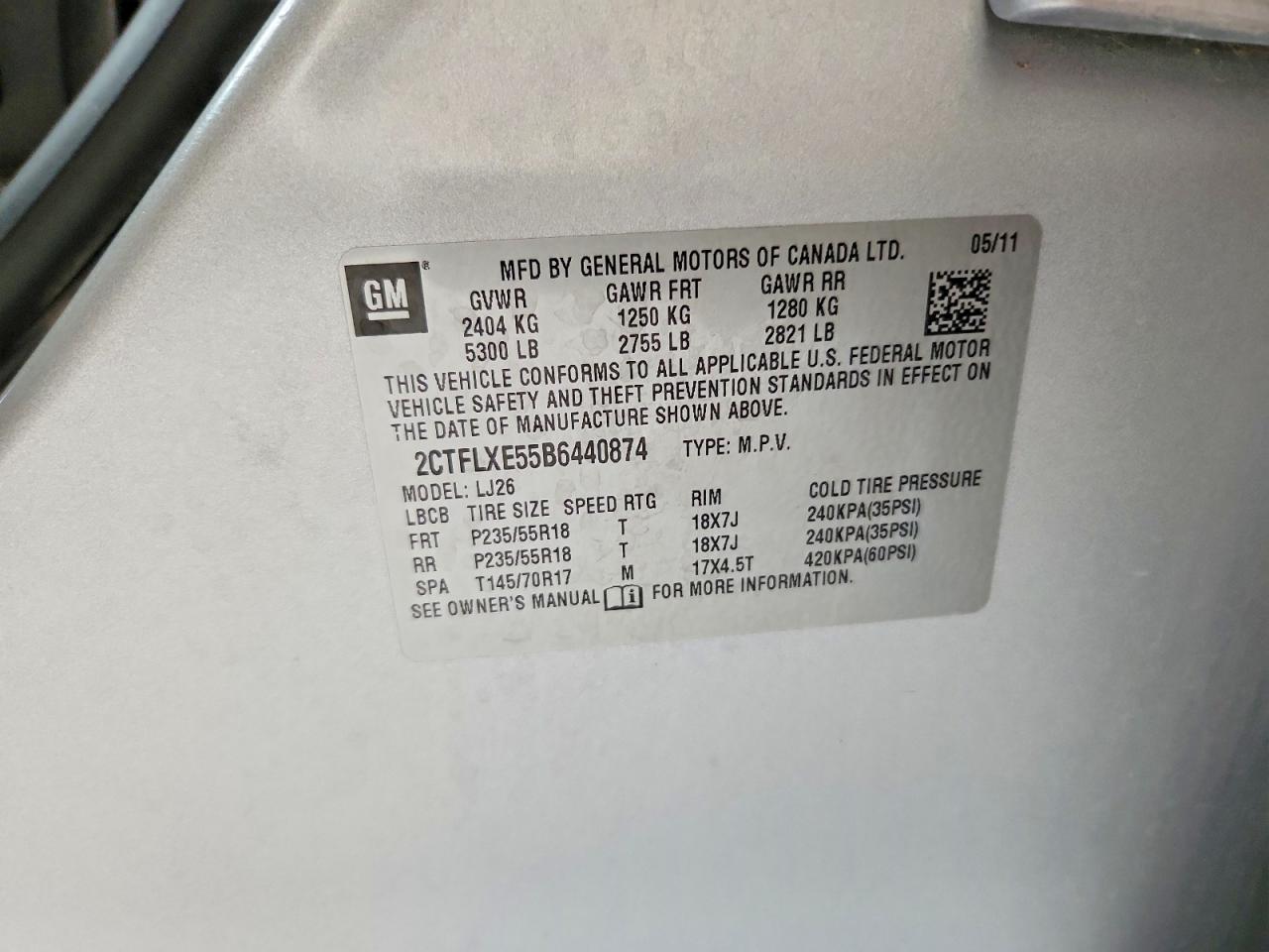 2011 Gmc Terrain Slt Silver vin: 2CTFLXE55B6440874