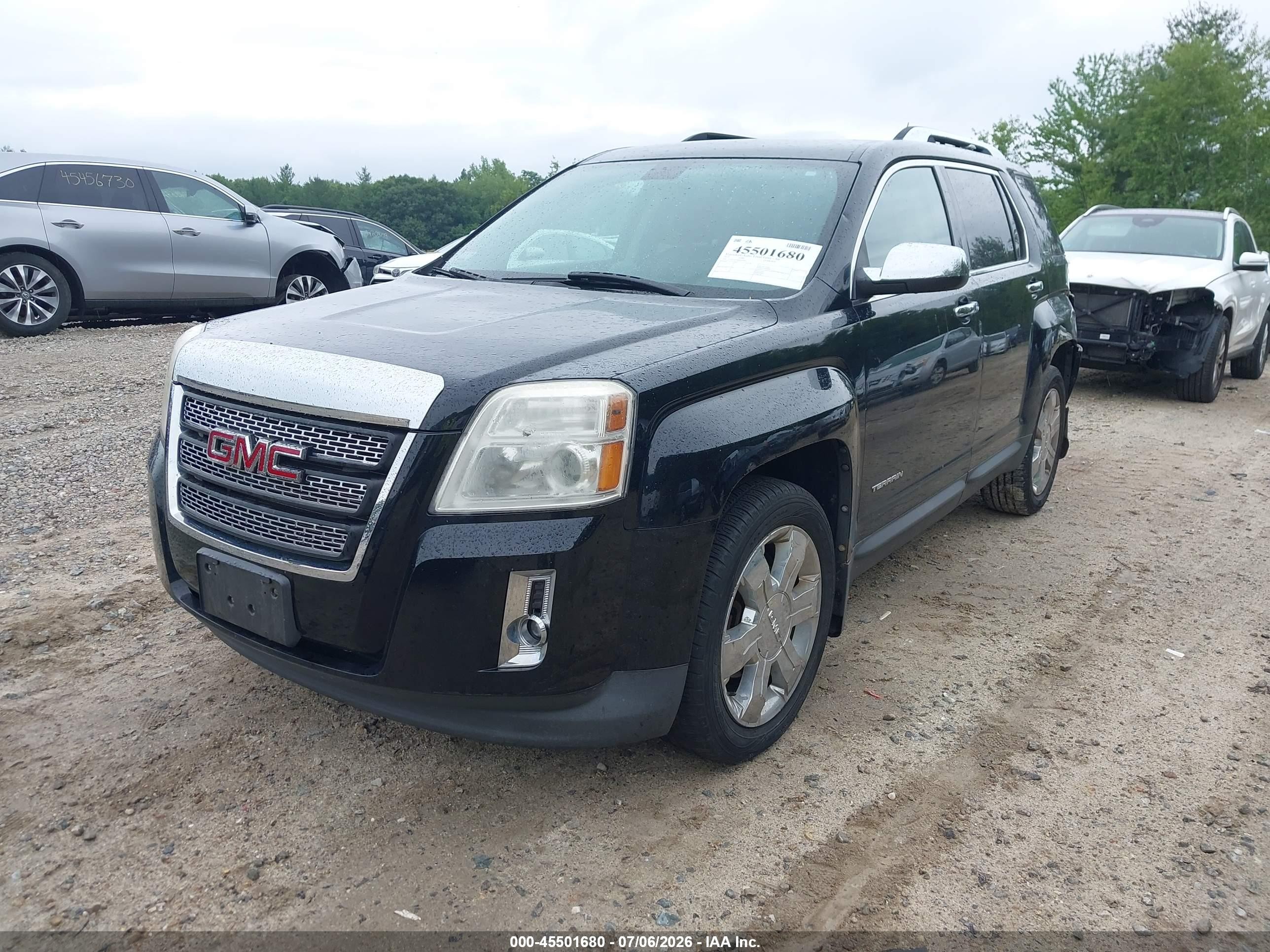 2011 Gmc Terrain Slt-2 Black vin: 2CTFLXE58B6359092
