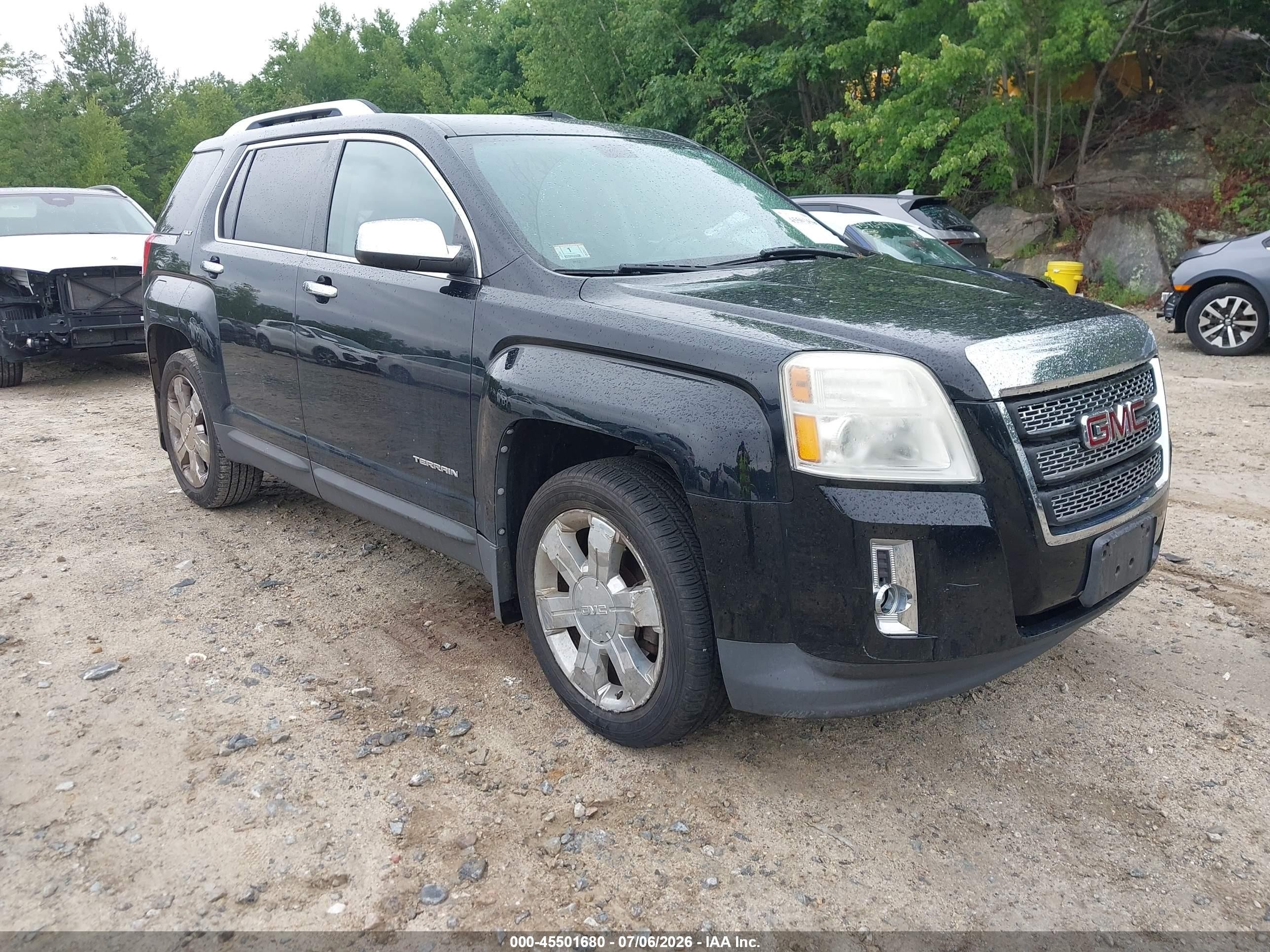 2011 Gmc Terrain Slt-2 Black vin: 2CTFLXE58B6359092