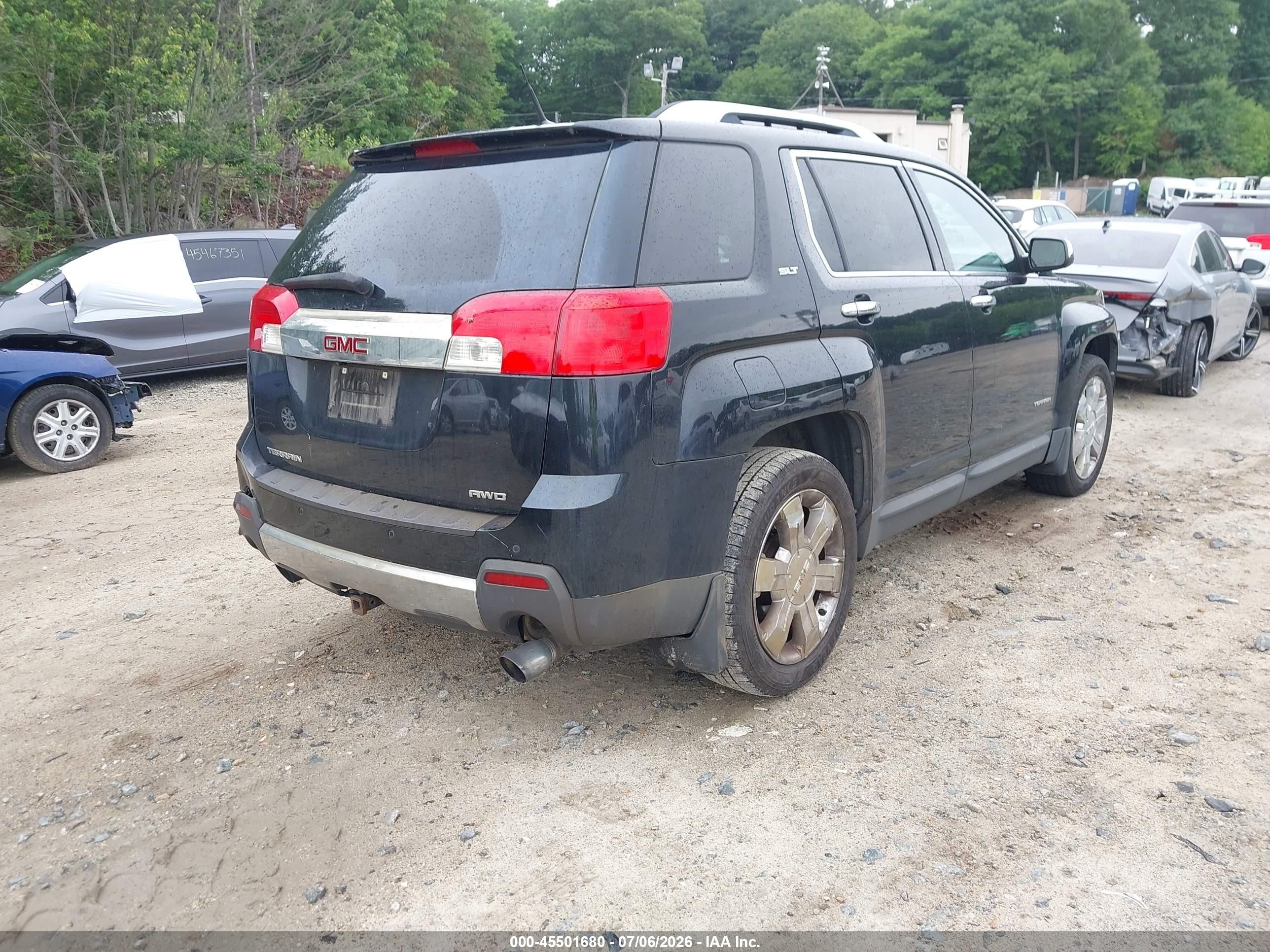 2011 Gmc Terrain Slt-2 Black vin: 2CTFLXE58B6359092