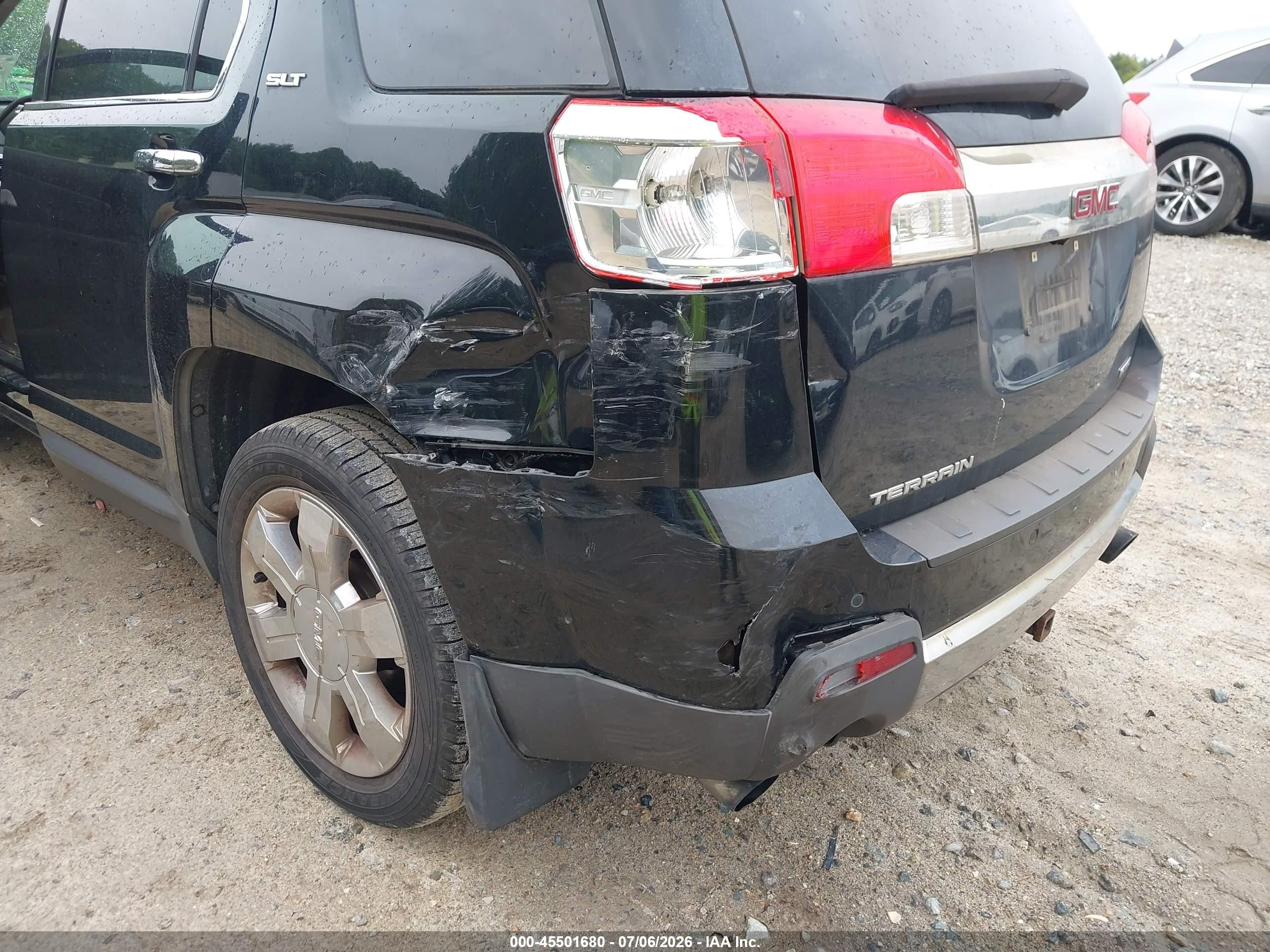 2011 Gmc Terrain Slt-2 Black vin: 2CTFLXE58B6359092
