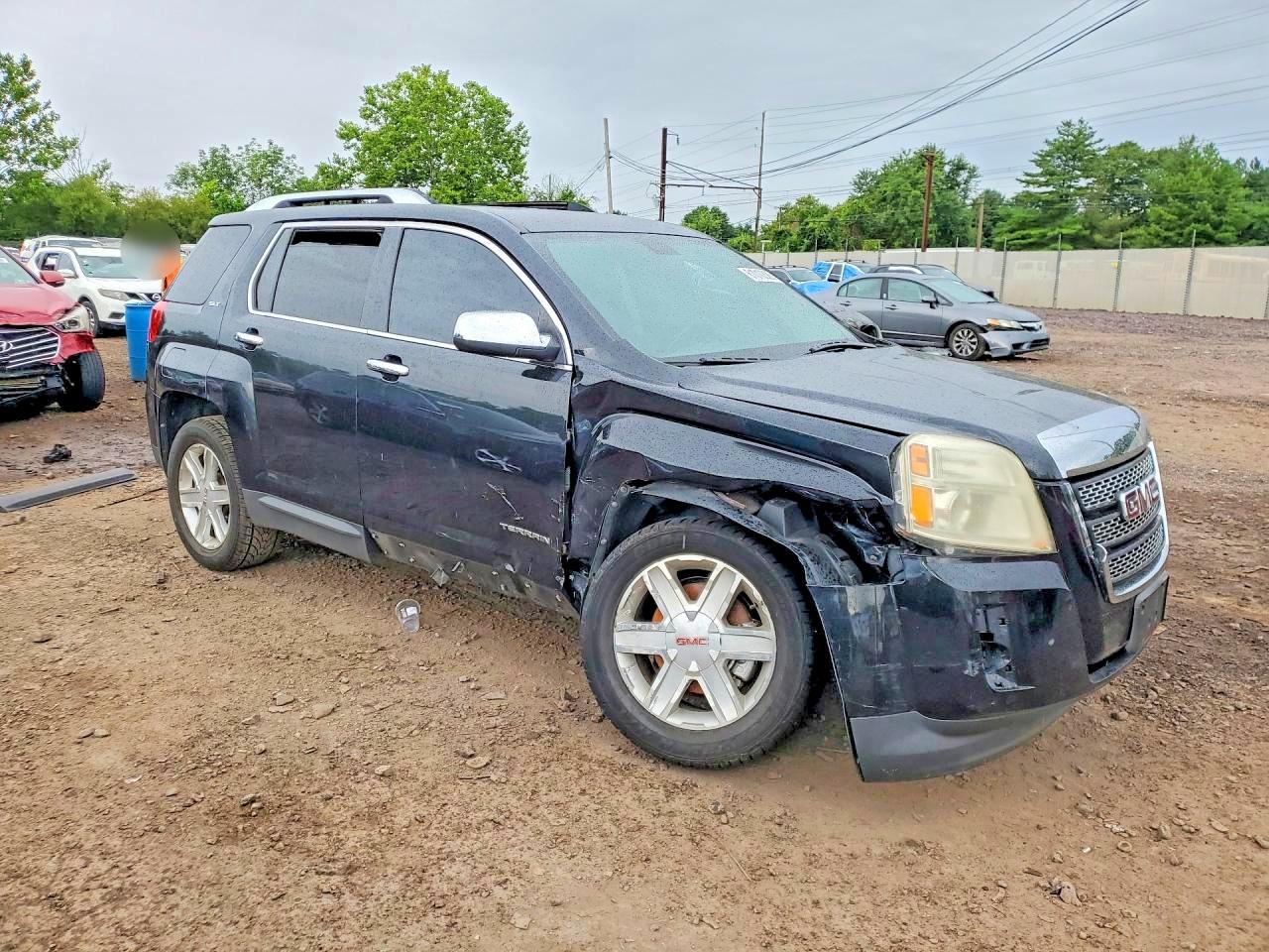 2011 Gmc Terrain Slt Черный vin: 2CTFLXE58B6402295