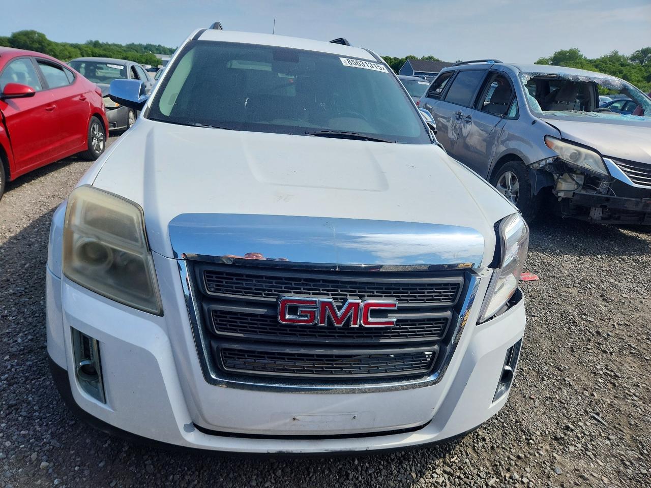 2011 Gmc Terrain Slt White vin: 2CTFLXE5XB6235440