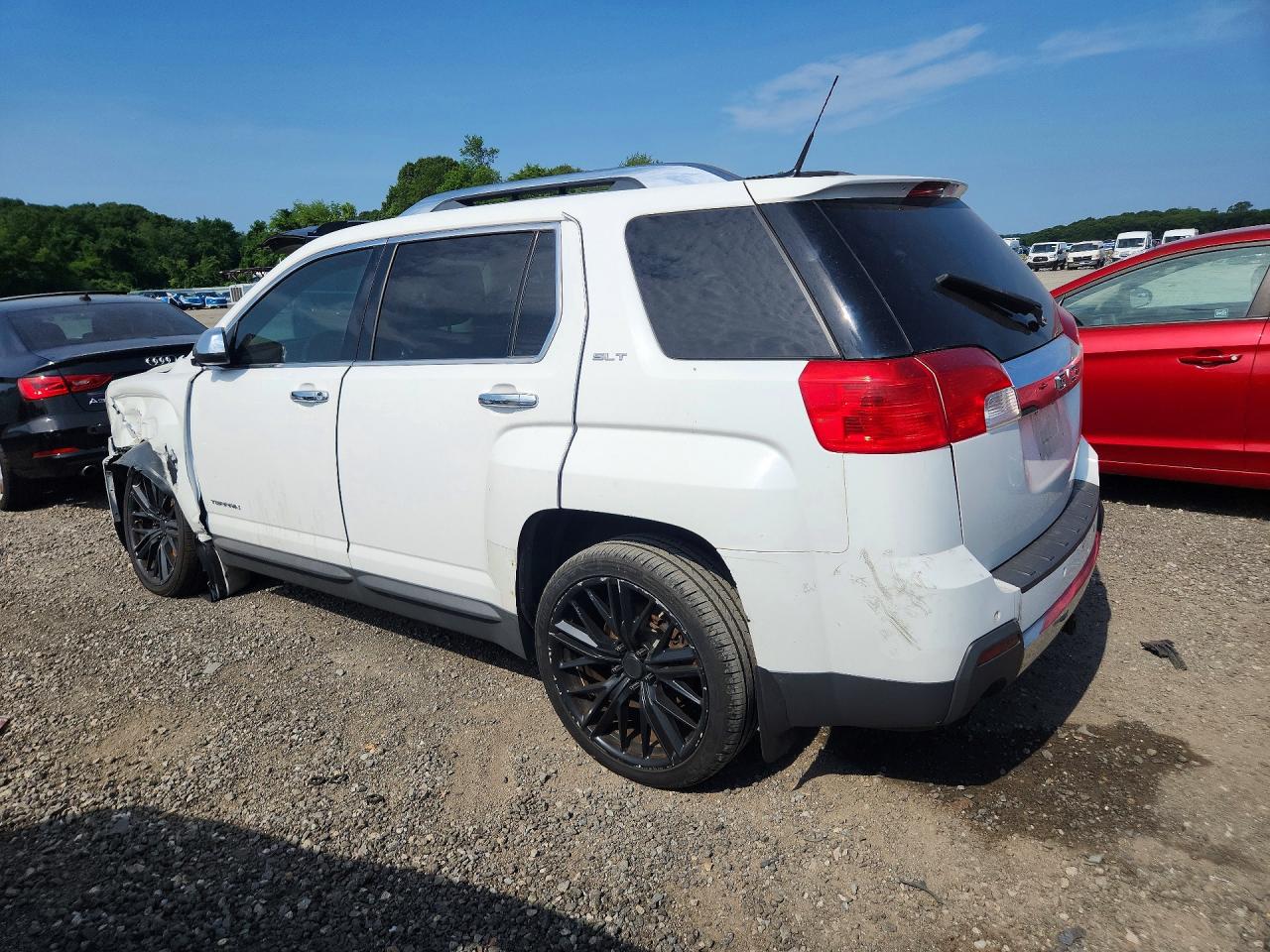 2011 Gmc Terrain Slt White vin: 2CTFLXE5XB6235440