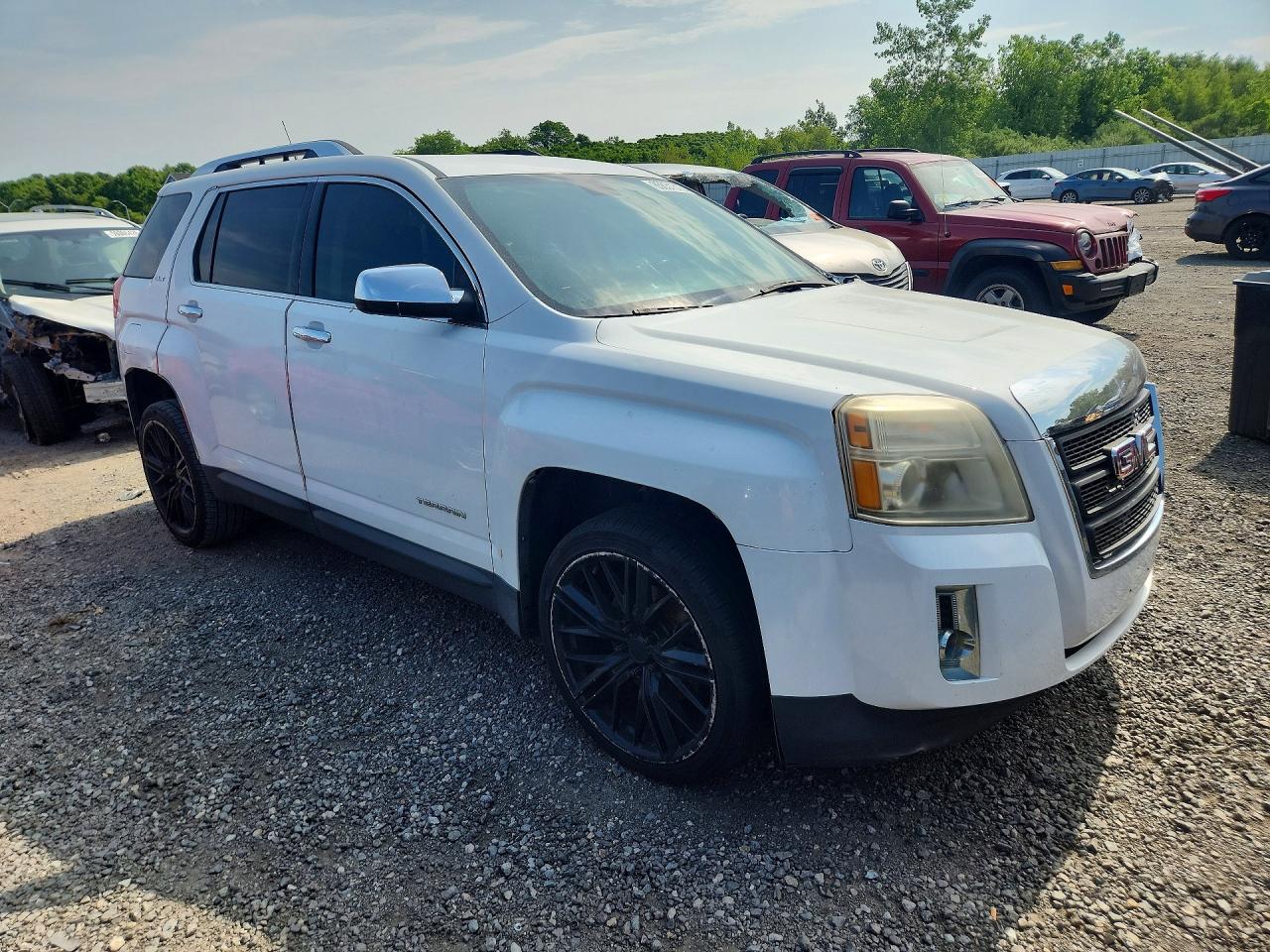2011 Gmc Terrain Slt White vin: 2CTFLXE5XB6235440