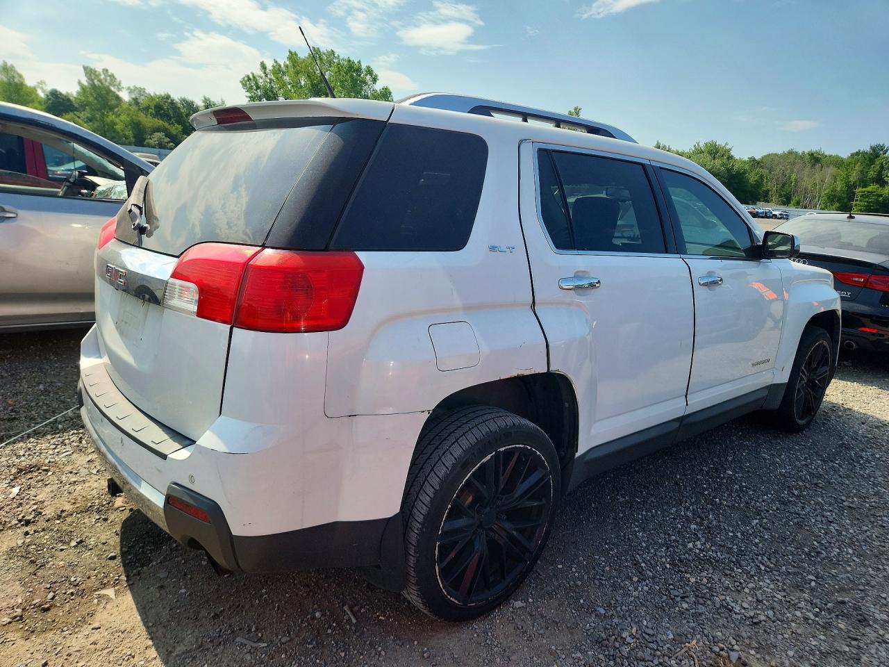 2011 Gmc Terrain Slt White vin: 2CTFLXE5XB6235440