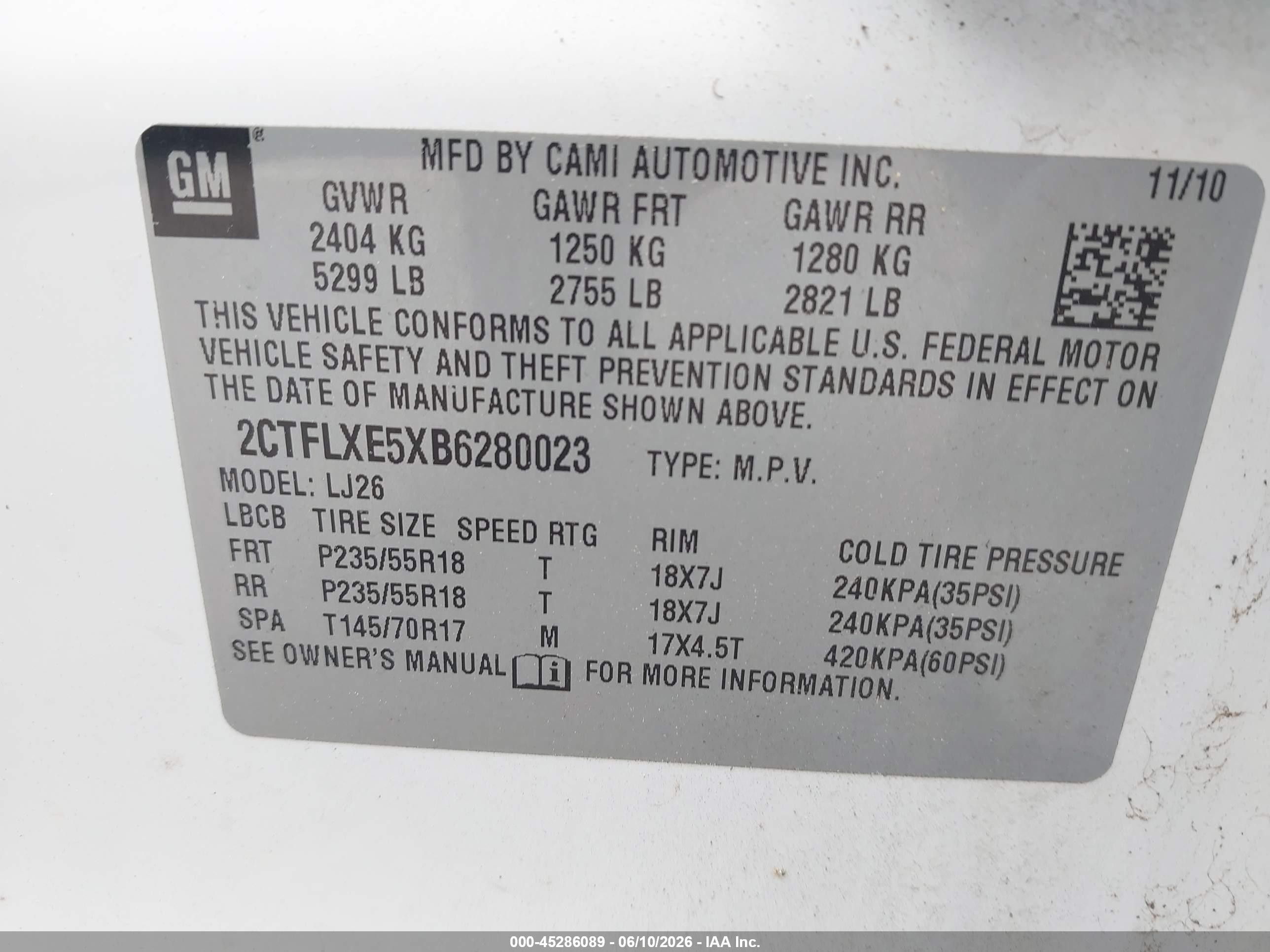 2011 Gmc Terrain Slt-2 White vin: 2CTFLXE5XB6280023