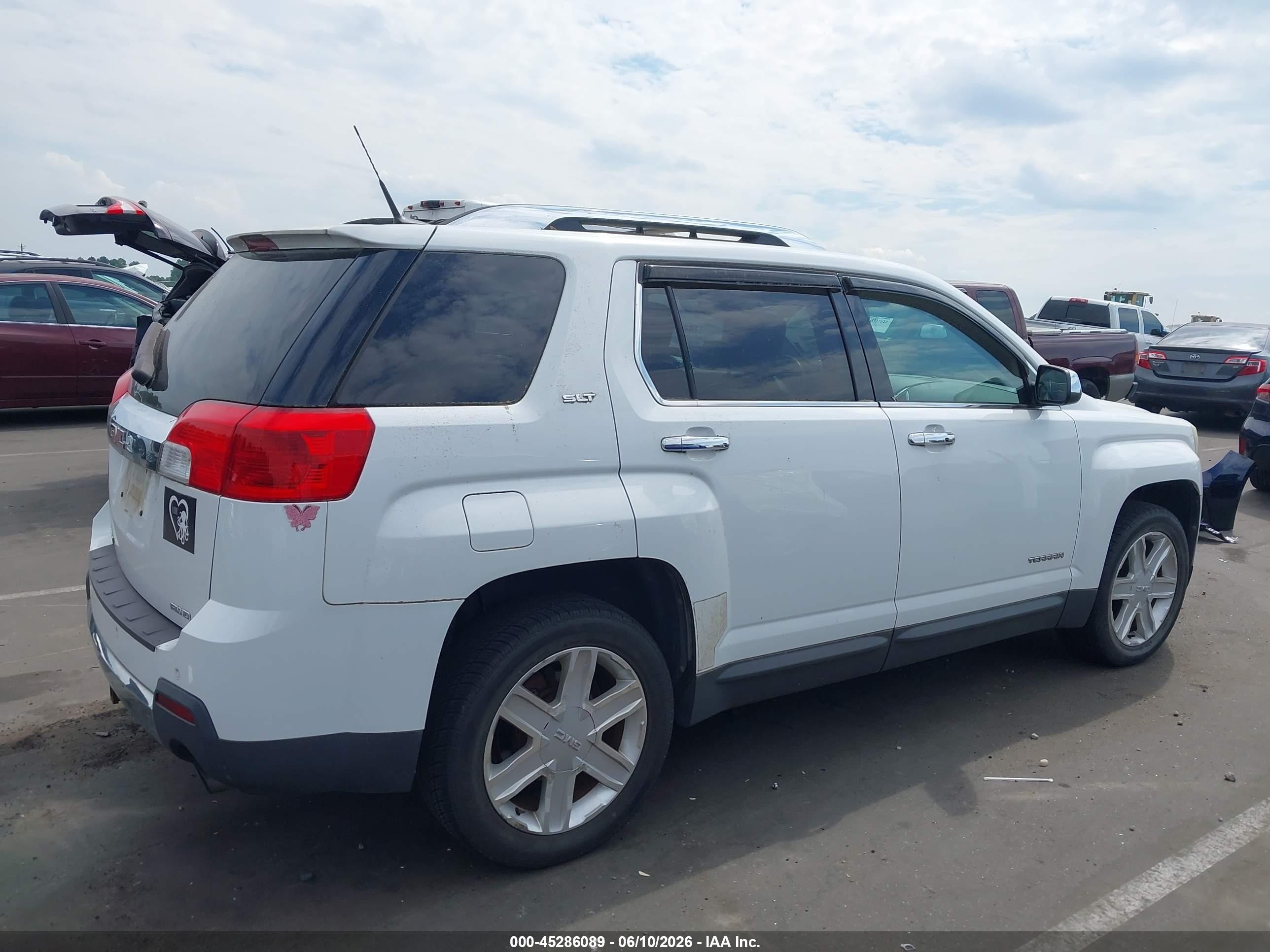 2011 Gmc Terrain Slt-2 White vin: 2CTFLXE5XB6280023