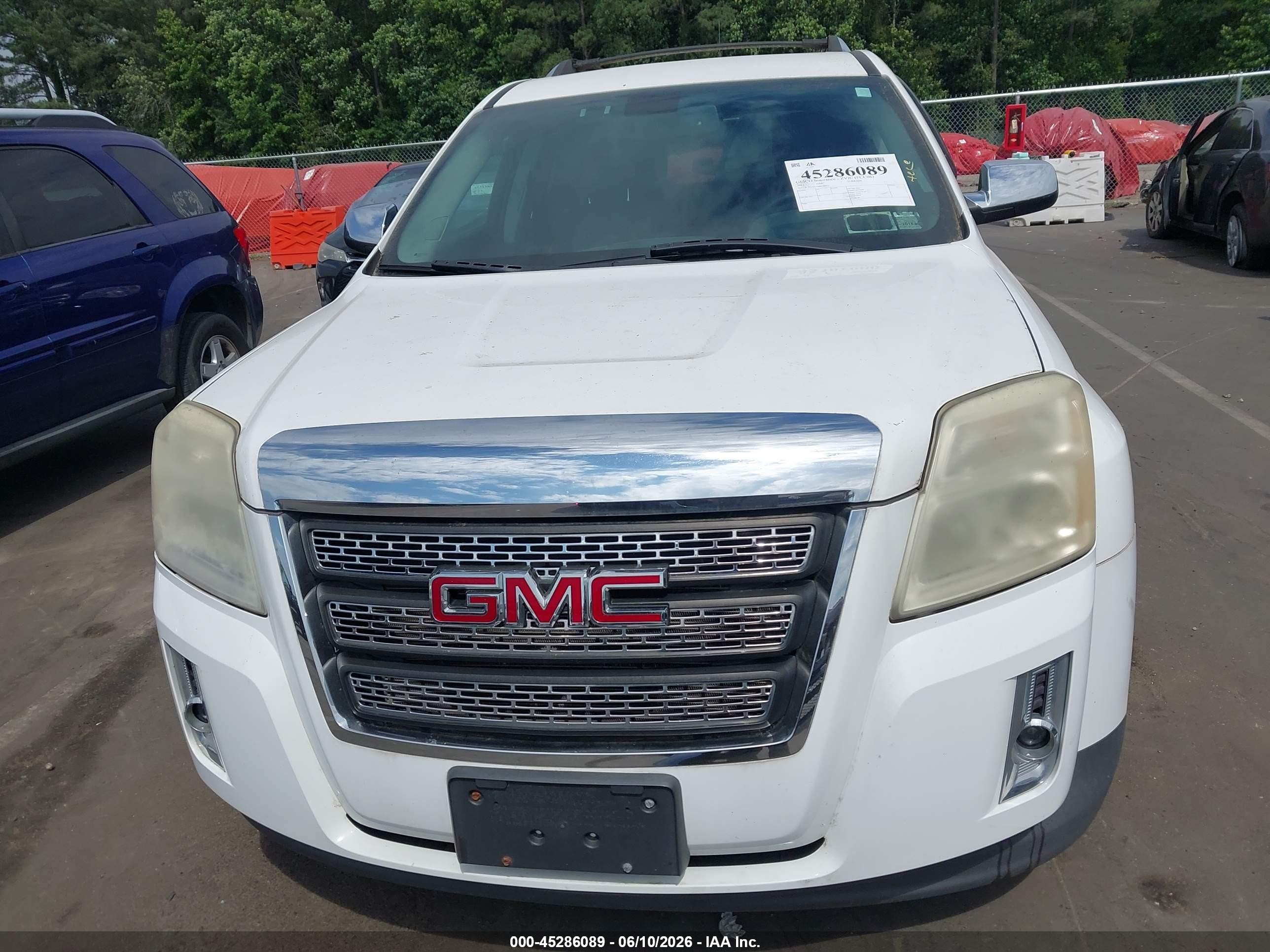 2011 Gmc Terrain Slt-2 White vin: 2CTFLXE5XB6280023