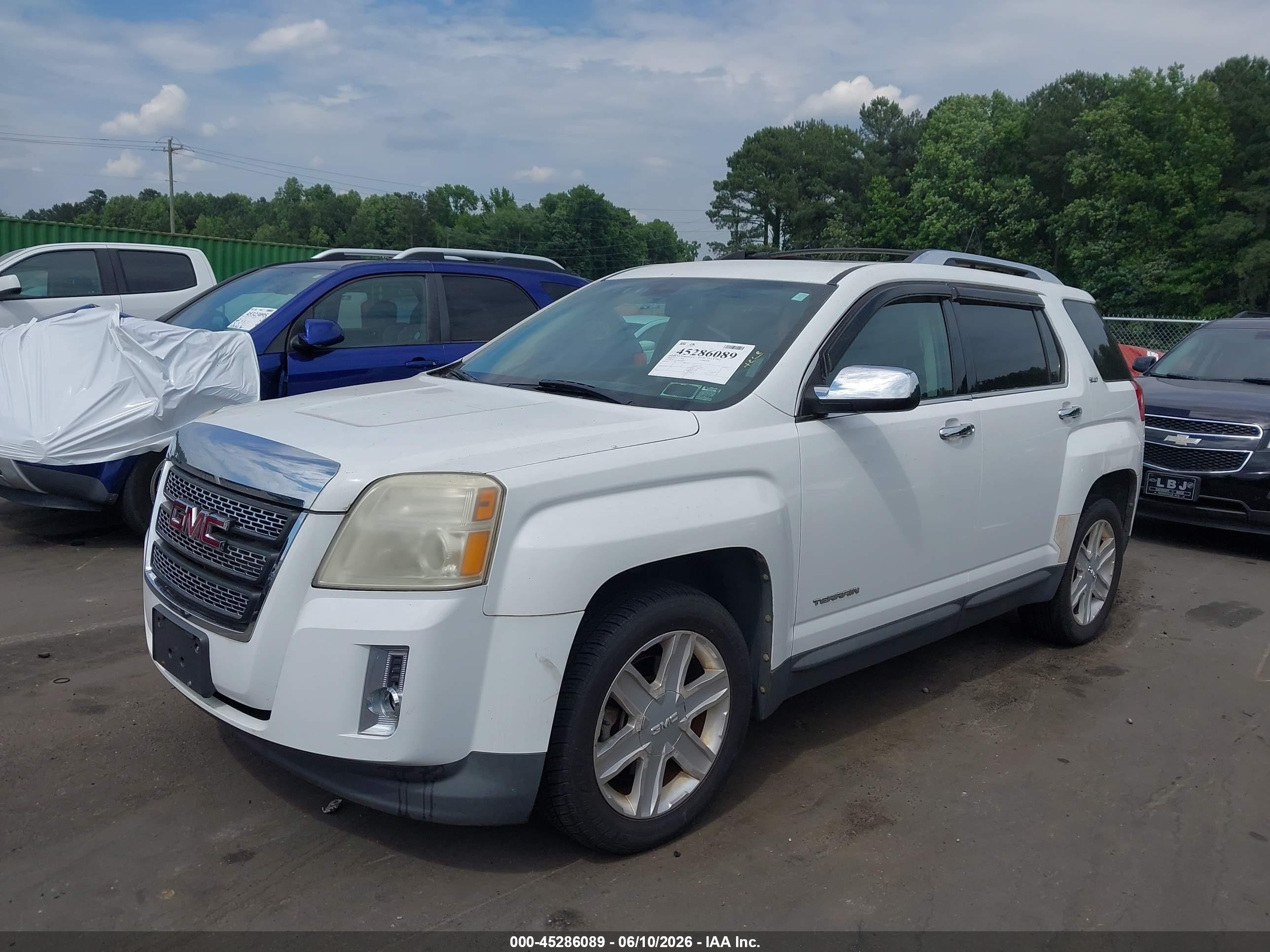 2011 Gmc Terrain Slt-2 White vin: 2CTFLXE5XB6280023