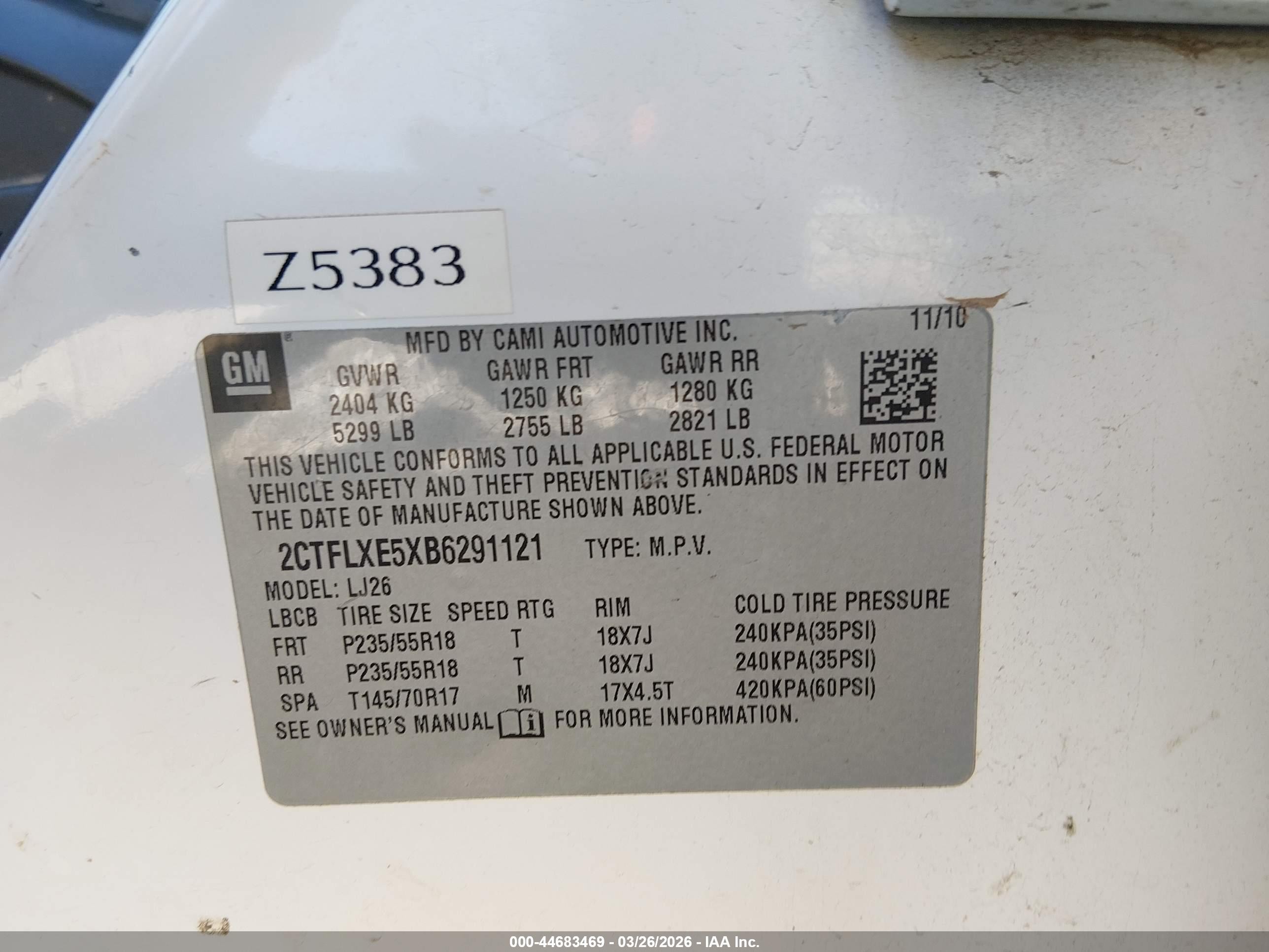 2011 Gmc Terrain Slt-2 White vin: 2CTFLXE5XB6291121