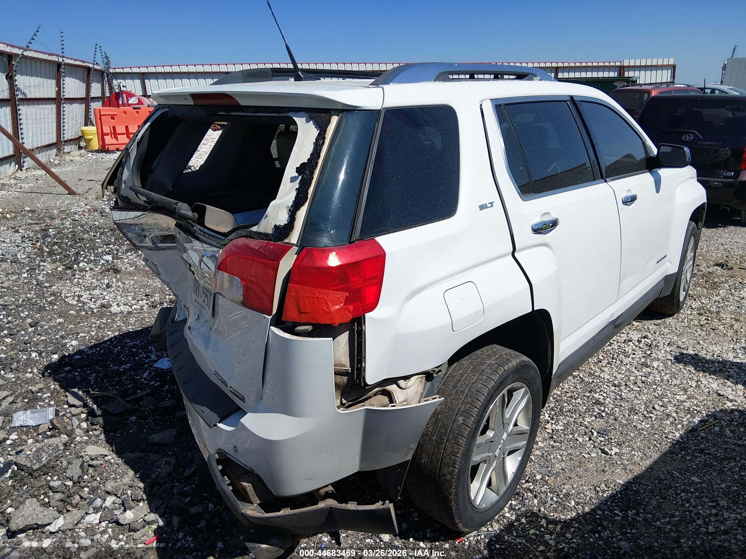 2011 Gmc Terrain Slt-2 White vin: 2CTFLXE5XB6291121
