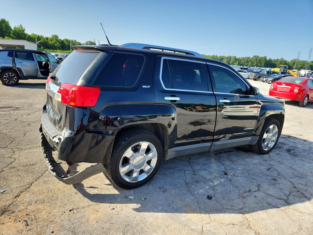 2011 Gmc Terrain Slt Черный vin: 2CTFLXE5XB6369915