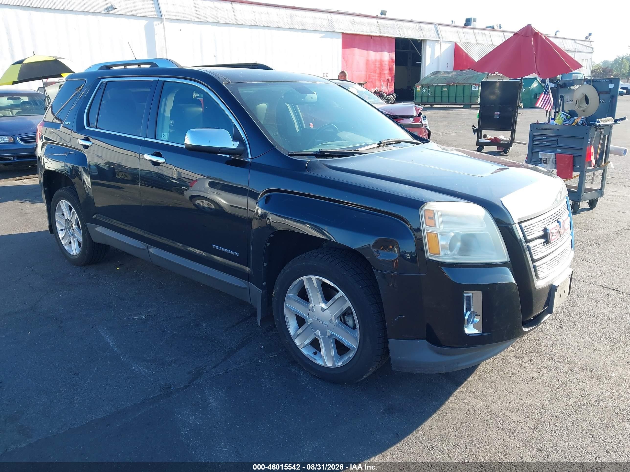 2011 Gmc Terrain Slt-2 Black vin: 2CTFLXEC5B6337128
