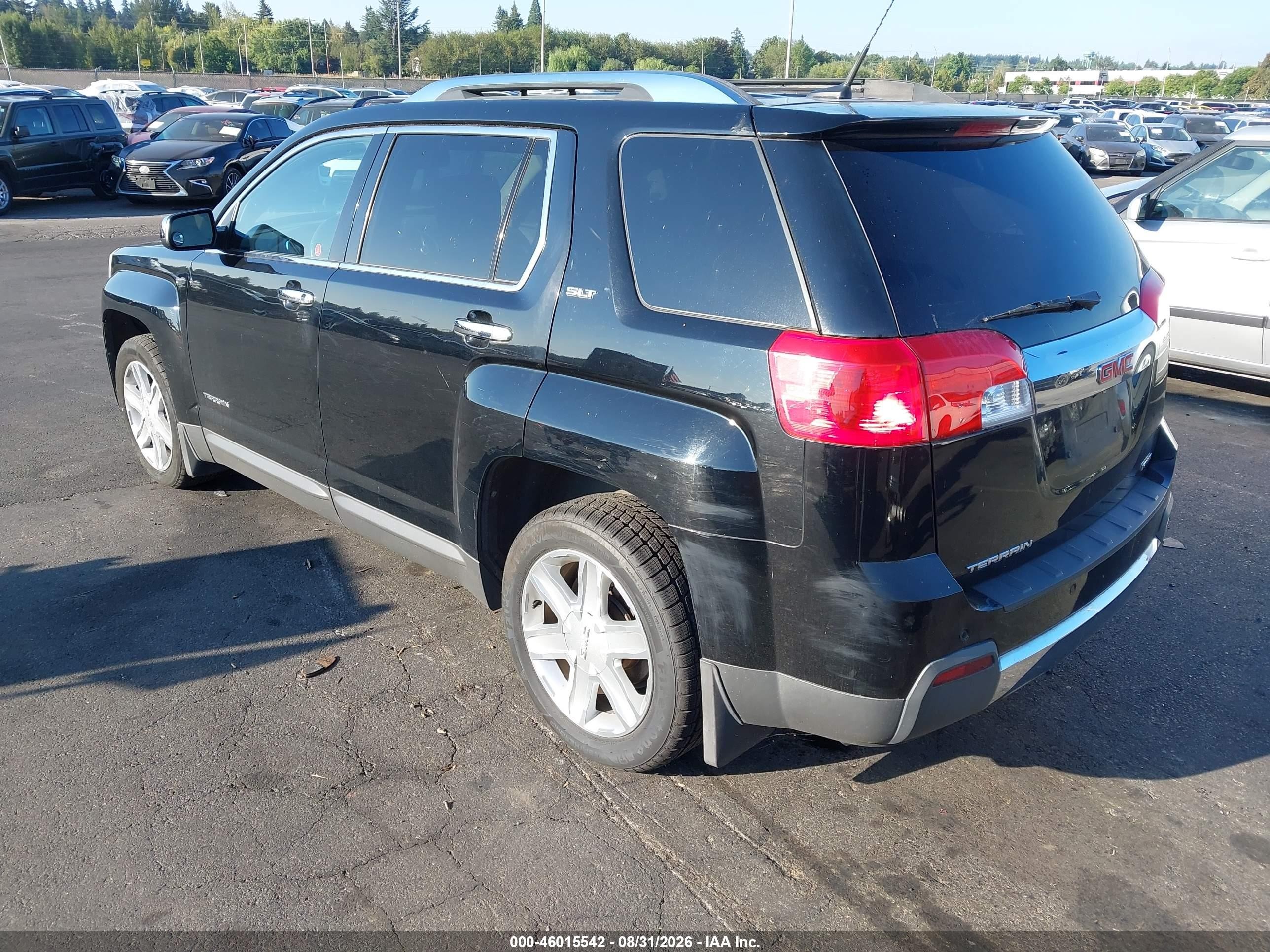 2011 Gmc Terrain Slt-2 Черный vin: 2CTFLXEC5B6337128