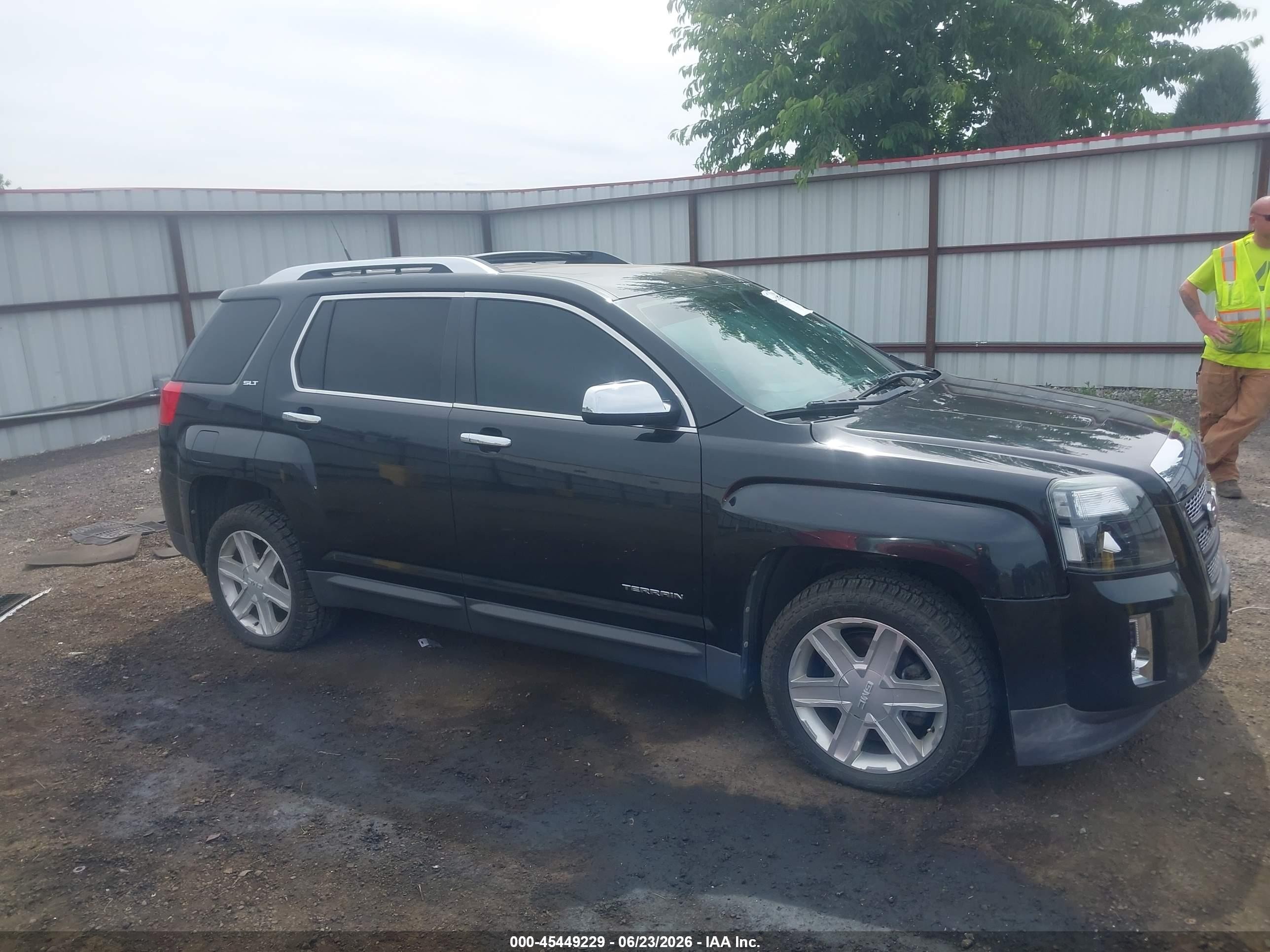 2011 Gmc Terrain Slt-2 Black vin: 2CTFLXEC6B6475728