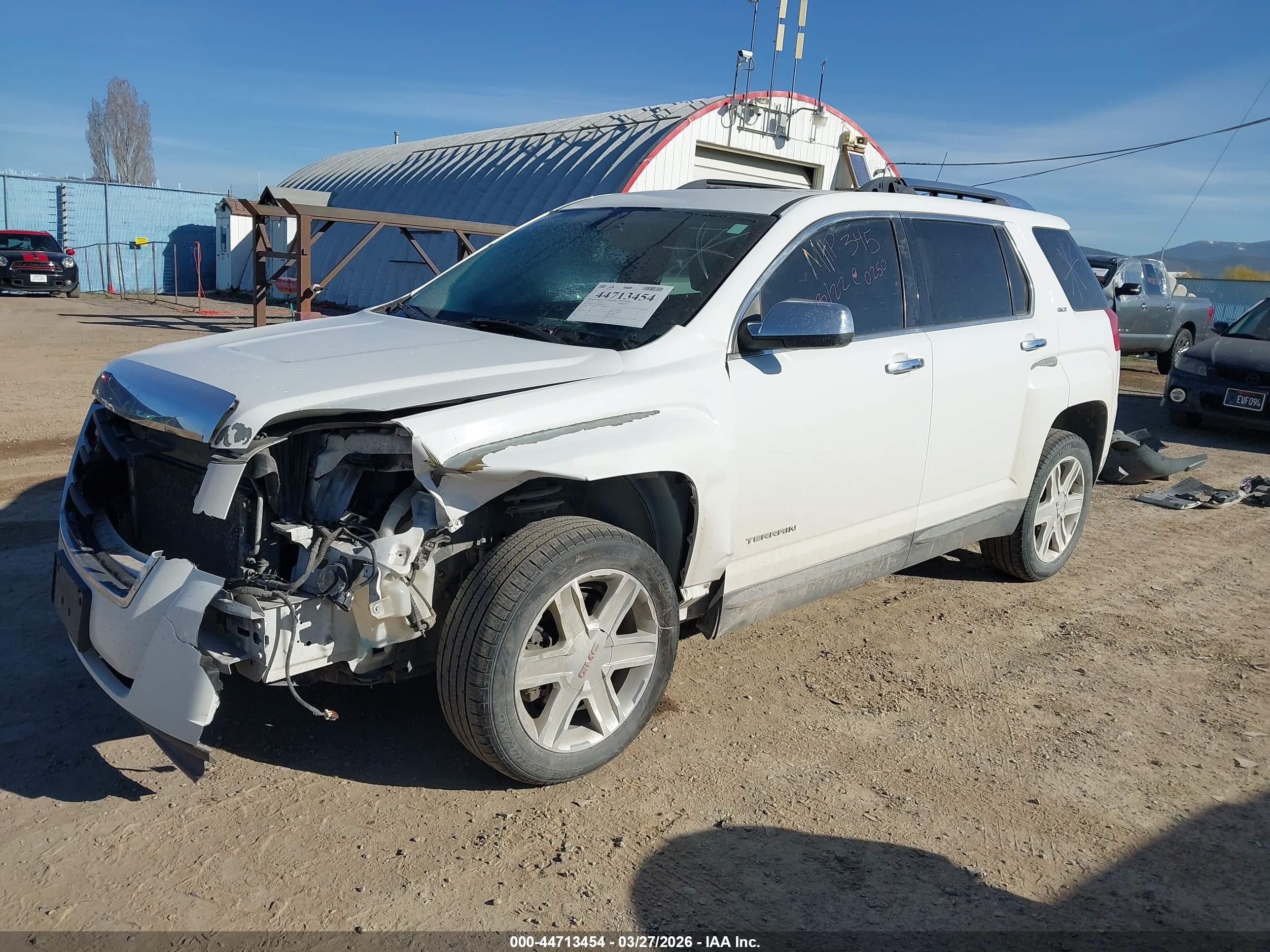 2011 Gmc Terrain Slt-2 White vin: 2CTFLXEC8B6446697
