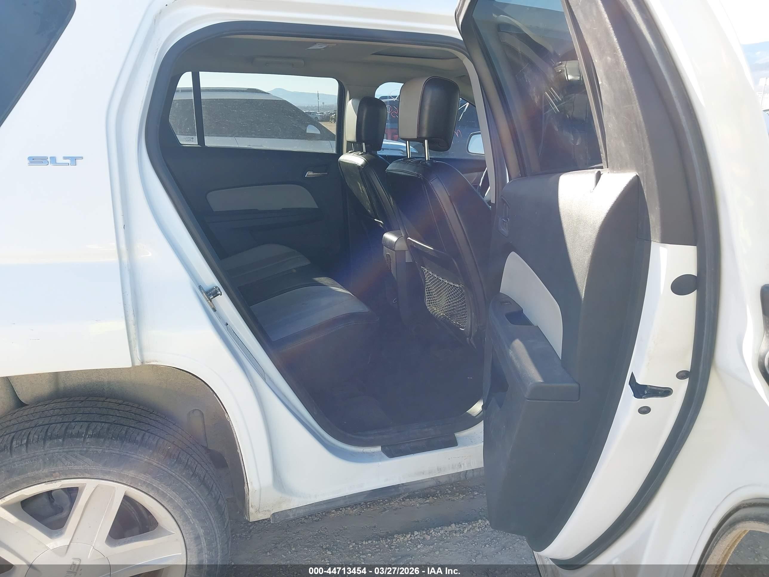 2011 Gmc Terrain Slt-2 White vin: 2CTFLXEC8B6446697