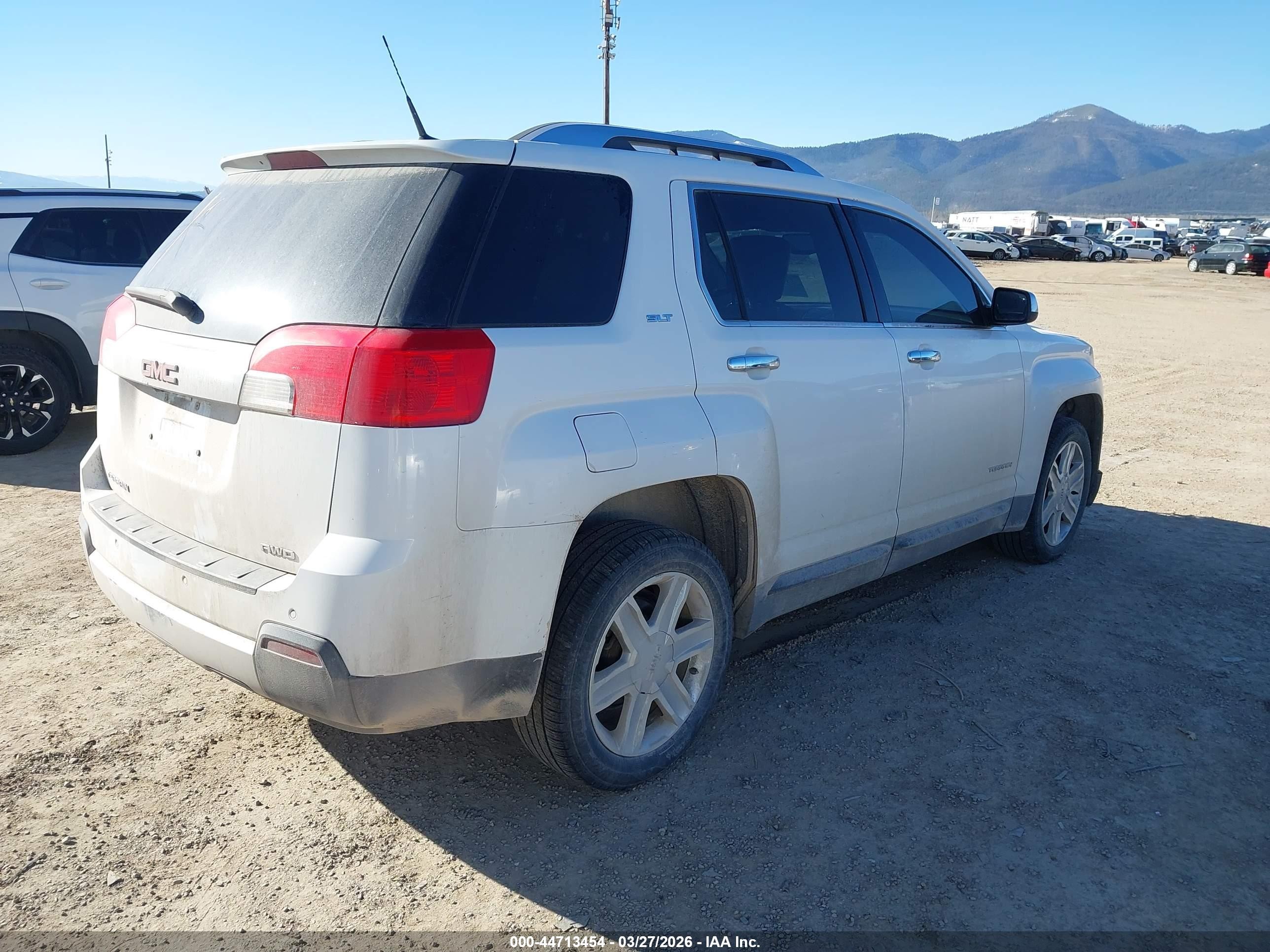 2011 Gmc Terrain Slt-2 White vin: 2CTFLXEC8B6446697