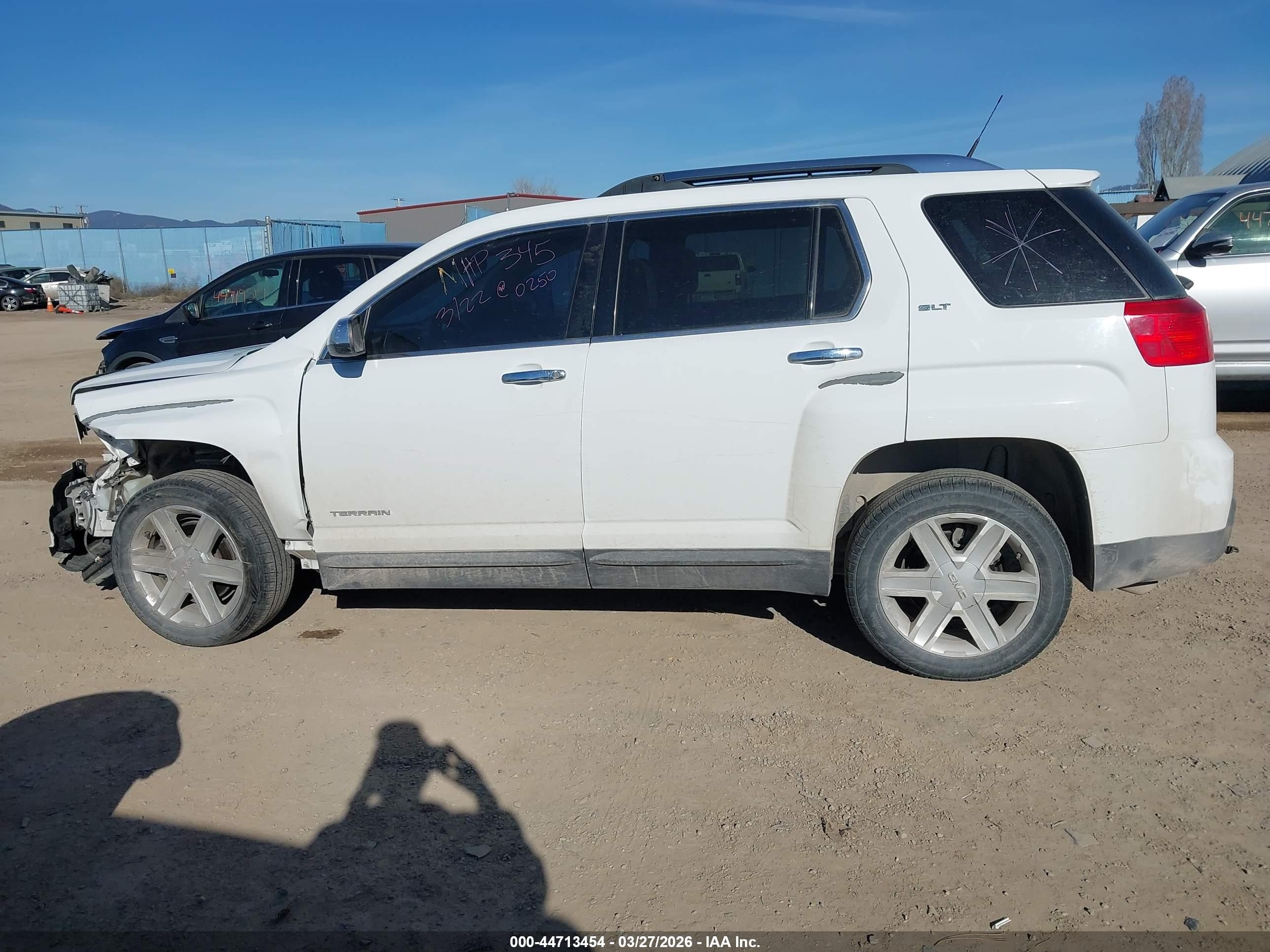 2011 Gmc Terrain Slt-2 White vin: 2CTFLXEC8B6446697