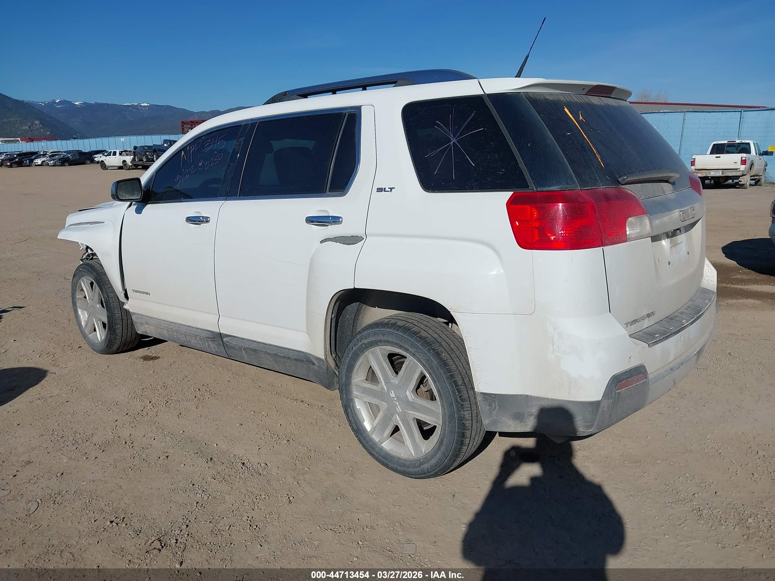 2011 Gmc Terrain Slt-2 White vin: 2CTFLXEC8B6446697