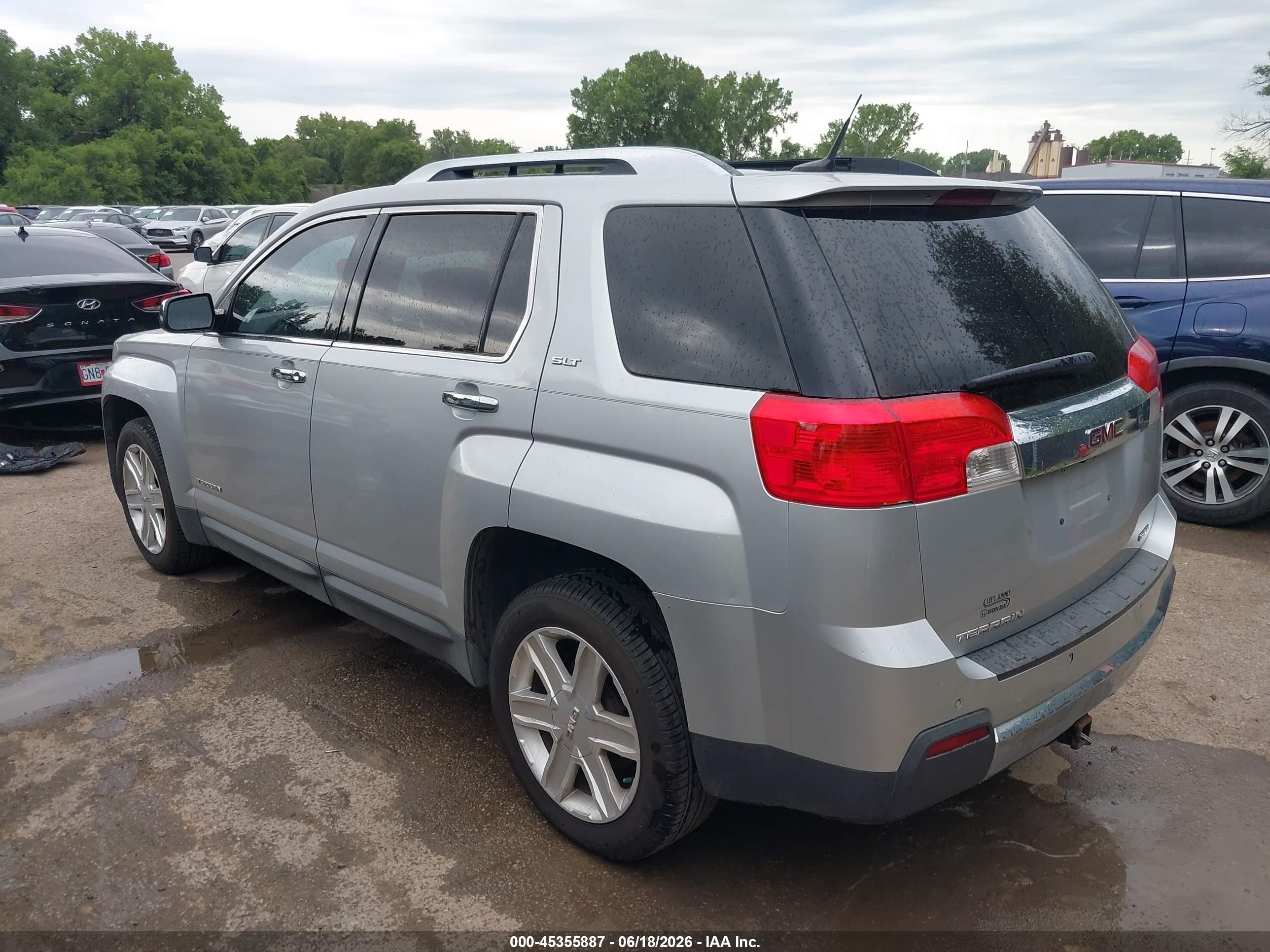 2011 Gmc Terrain Slt-2 Silver vin: 2CTFLXEC9B6443176