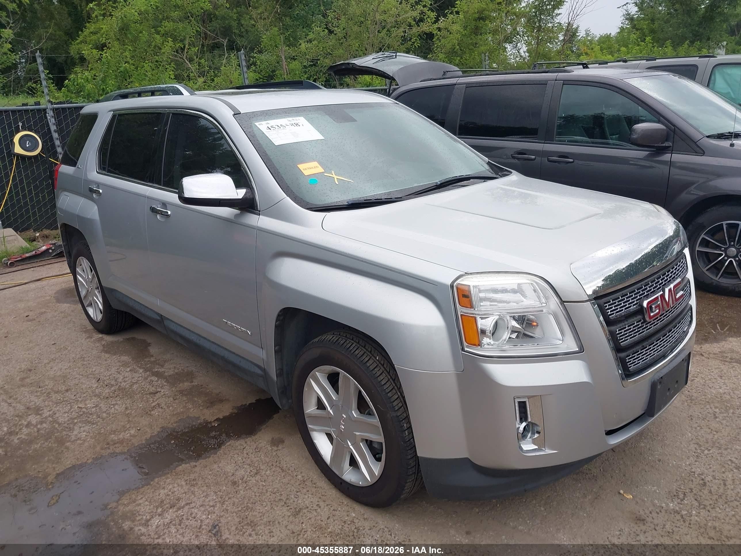 2011 Gmc Terrain Slt-2 Silver vin: 2CTFLXEC9B6443176