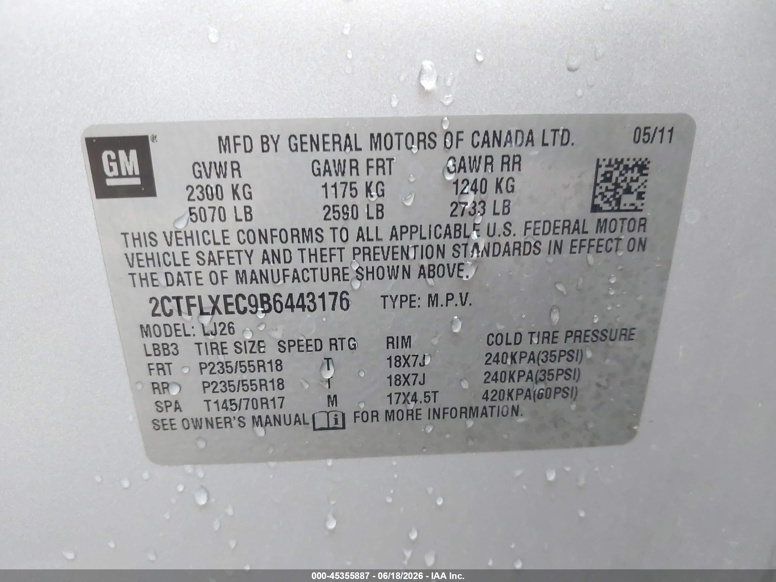 2011 Gmc Terrain Slt-2 Silver vin: 2CTFLXEC9B6443176